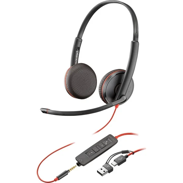 Headset HP Poly Blackwire 3215 Nero - Immagine 1