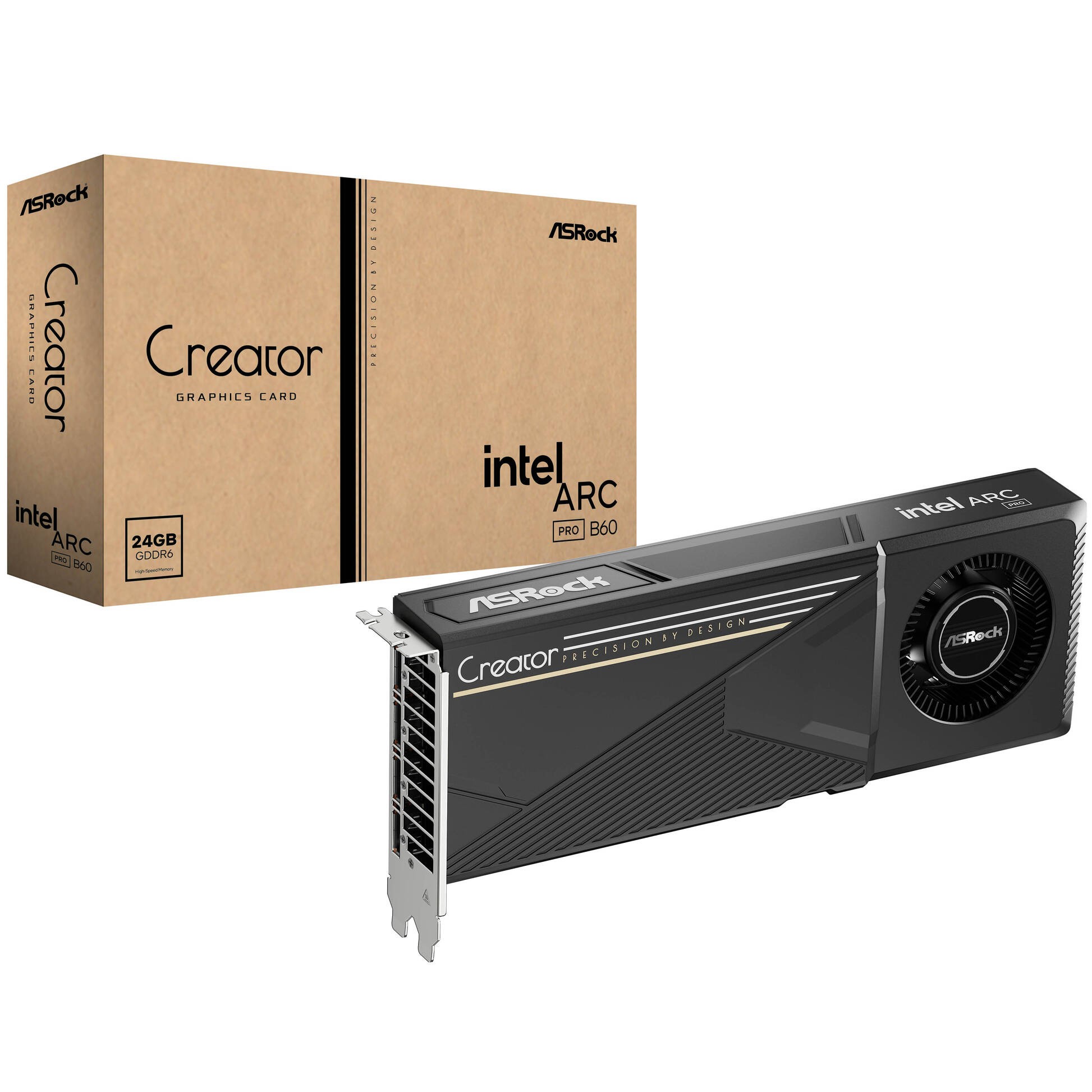 Scheda video ASRock Arc Pro B60 Creator 24GB GDDR6 - Immagine 1
