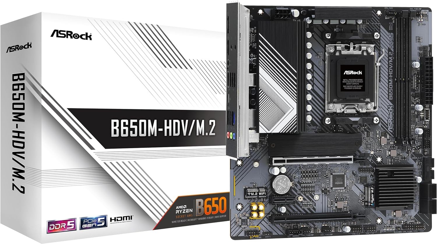 Scheda Madre ASRock B650M-HDV/M.2 - Immagine 1