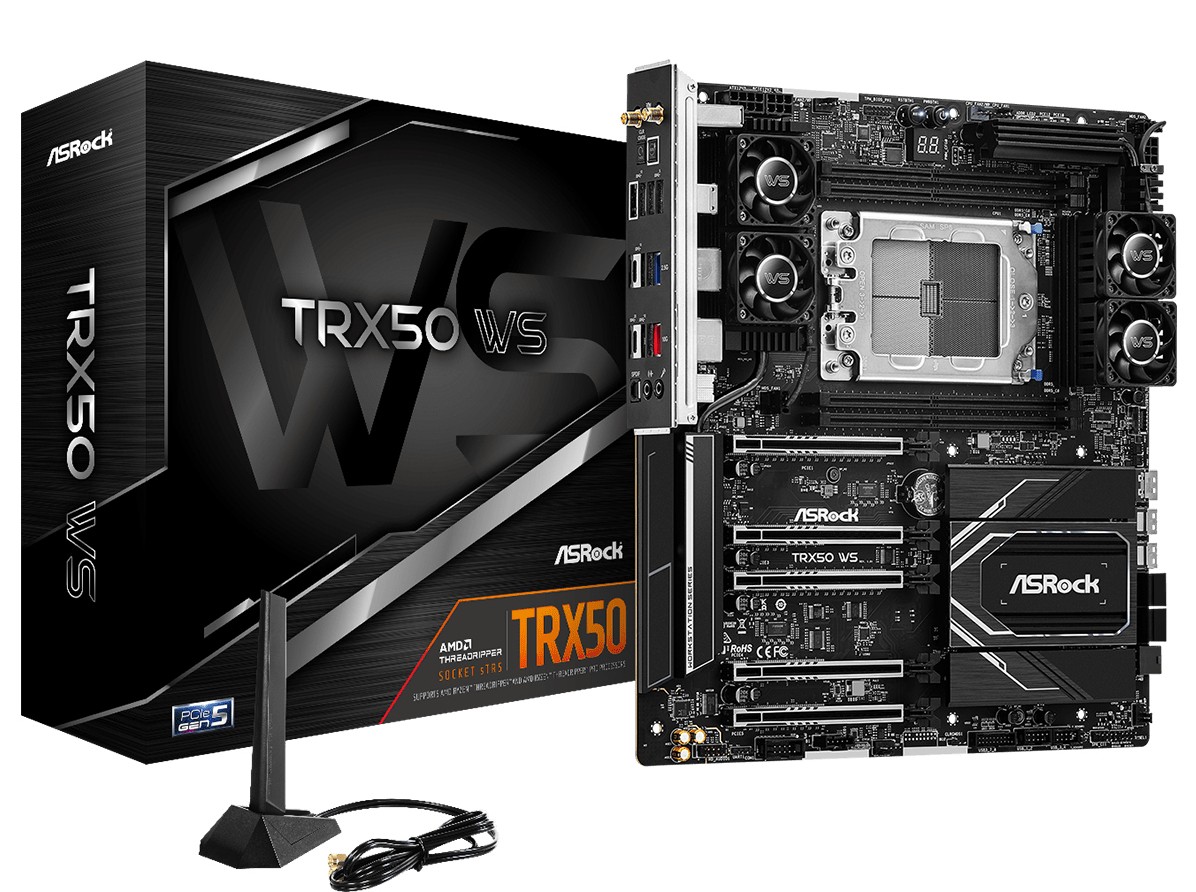 Scheda Madre ASRock TRX50 WS AMD TRX50 sTR5 DDR5 - Immagine 1
