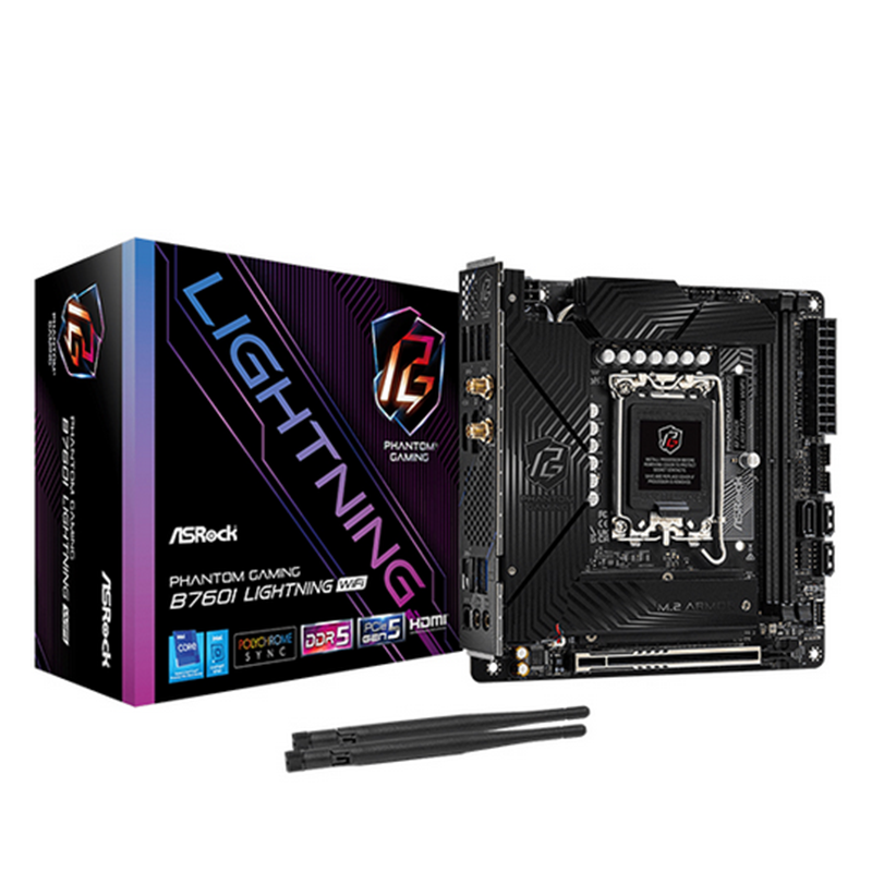 Scheda Madre ASRock B760I LIGHTNING WIFI Socket 1700 - Immagine 1