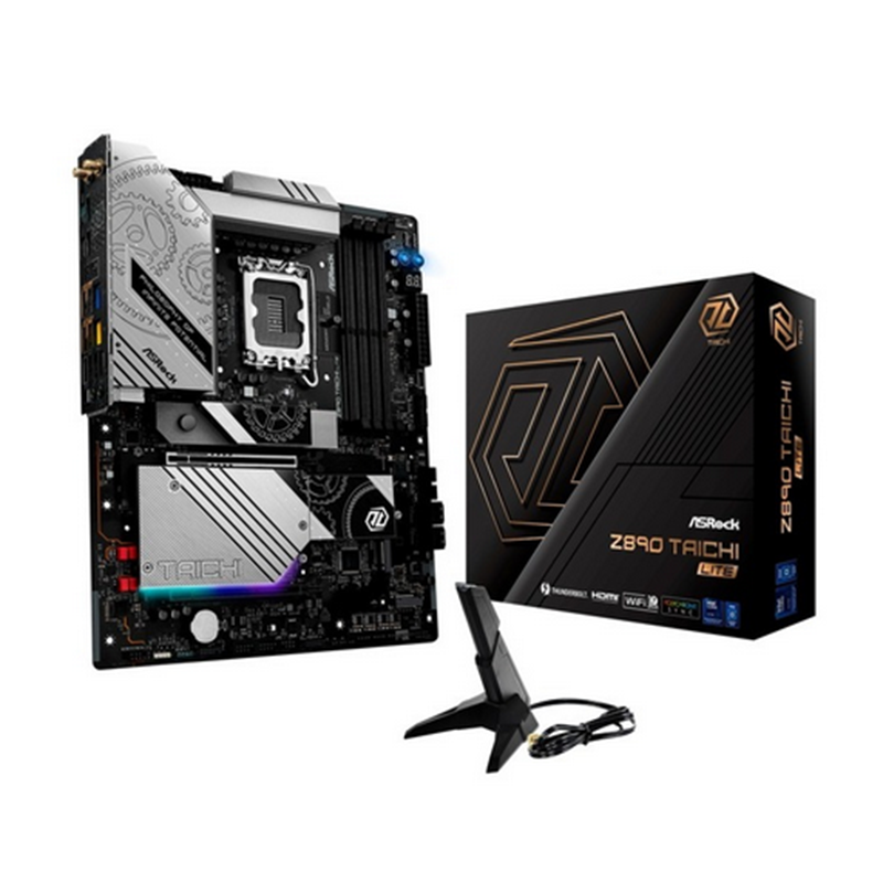 Scheda Madre ASRock Z890 Taichi Lite LGA1851 ATX DDR5 Nero - Immagine 1