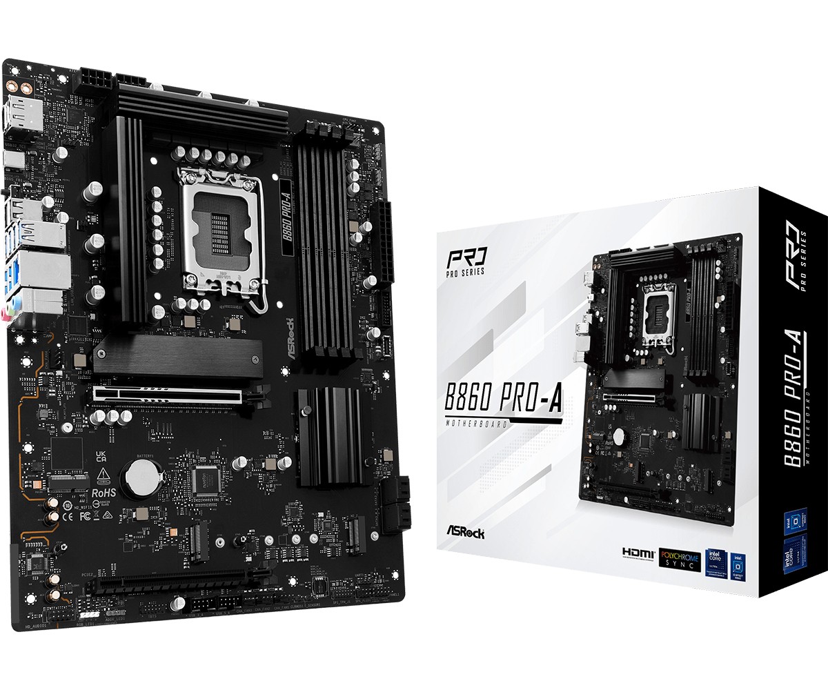 Scheda Madre ASROCK B860 Pro-A LGA 1851 DDR5 ATX - Immagine 1