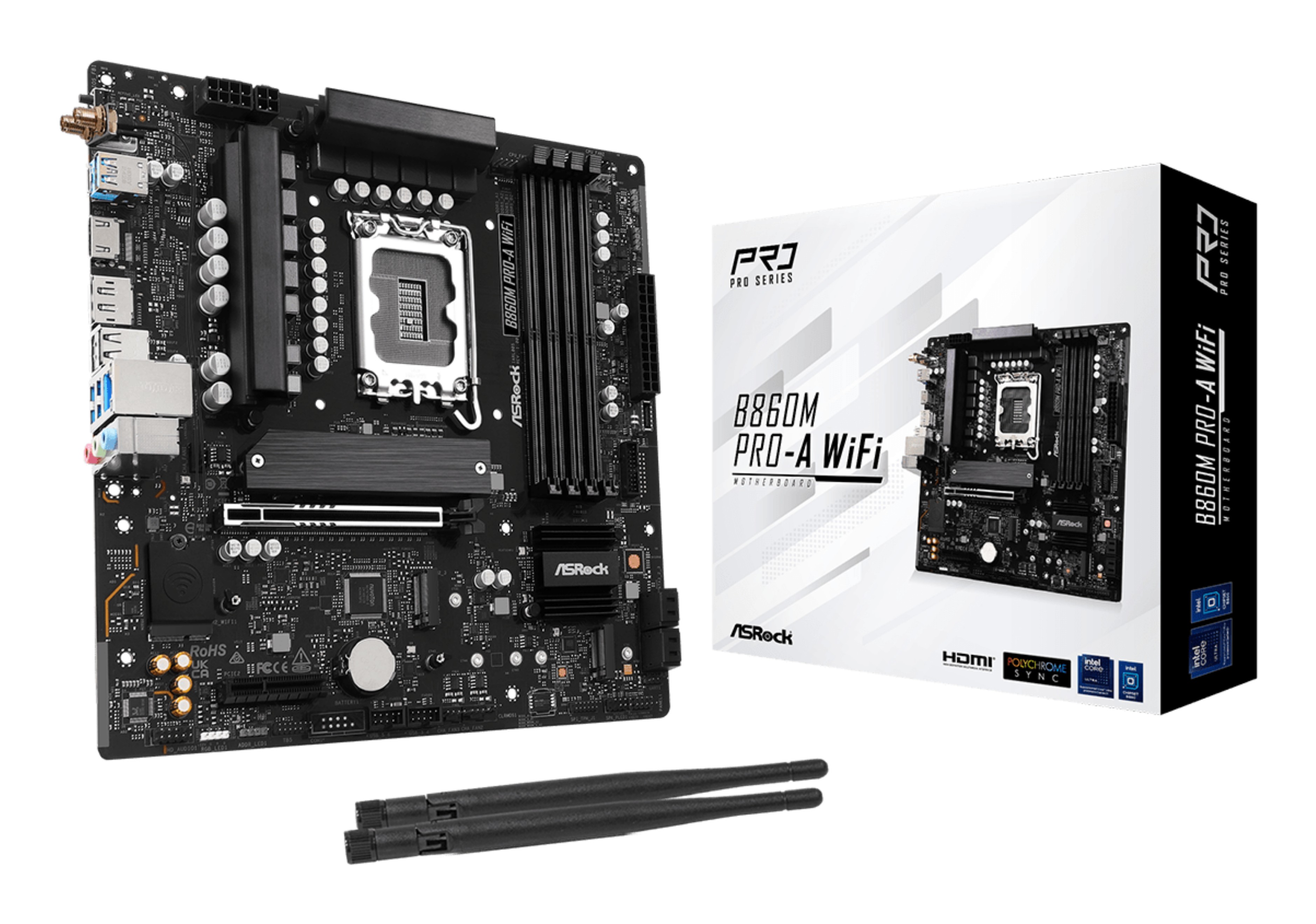 Scheda Madre ASROCK B860M Pro-A WiFi Micro-ATX DDR5 Socket LGA 1851 - Immagine 1