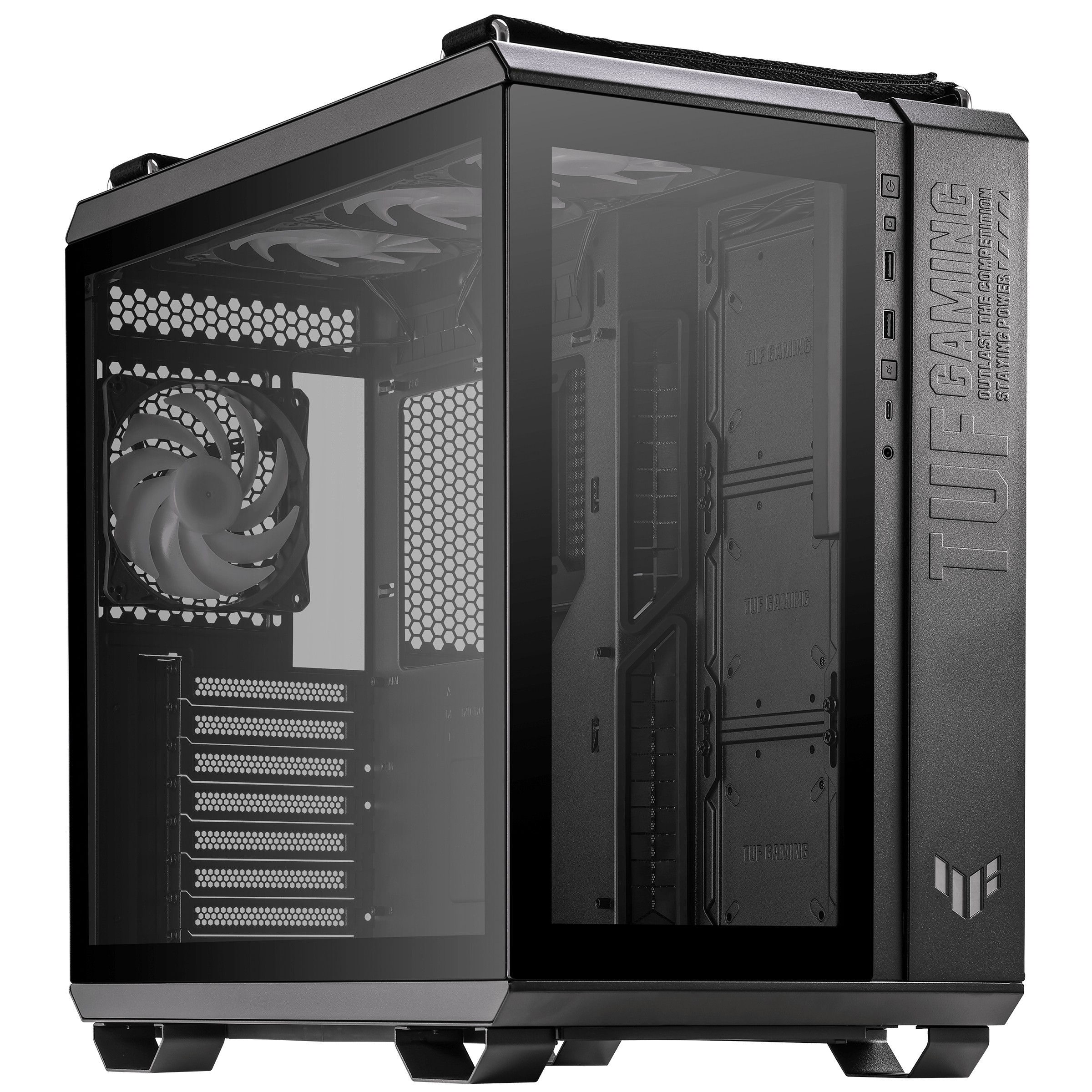 Case ASUS TUF Gaming GT502 PLUS Midi Tower Nero - Immagine 1