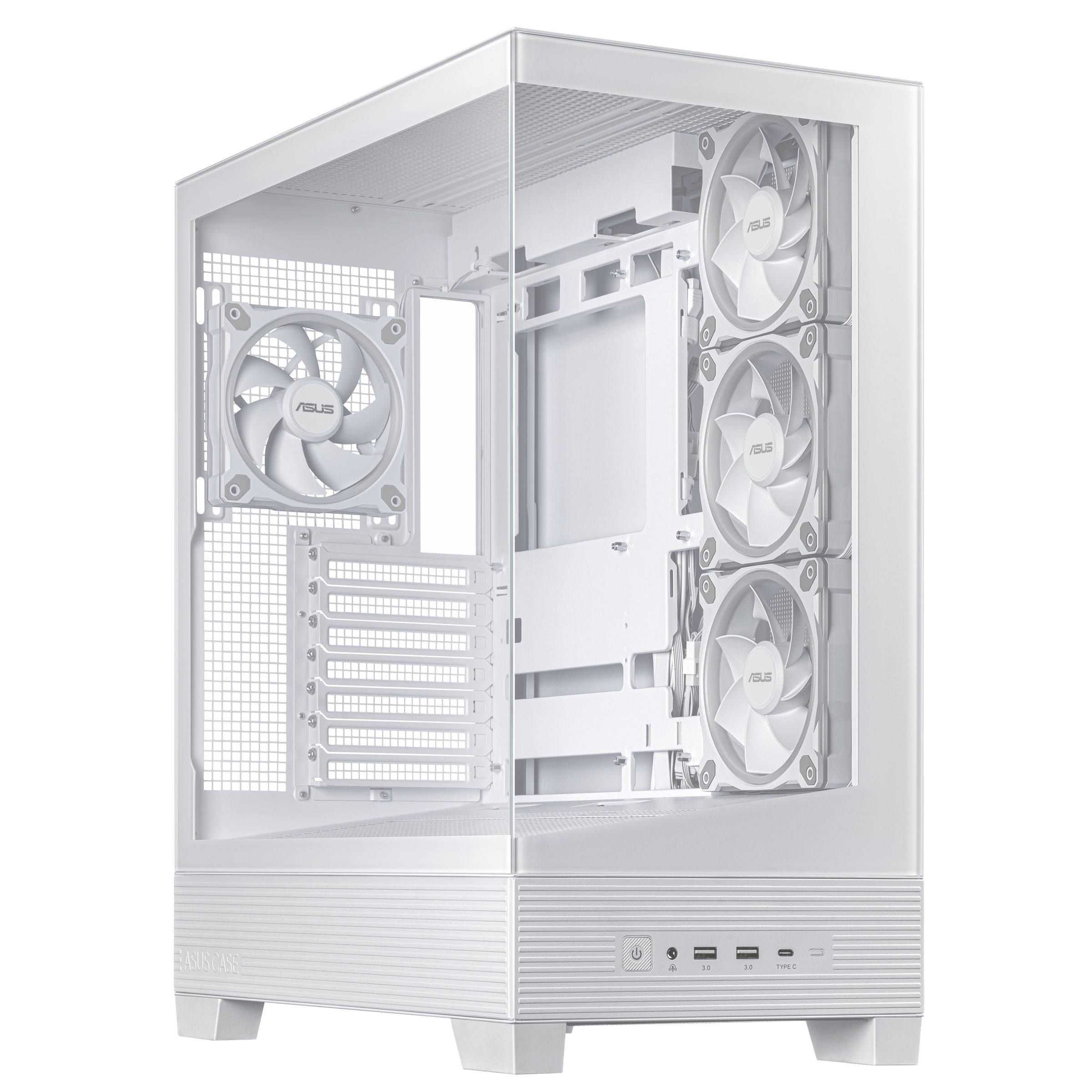 Case ASUS A31 Plus TG ARGB WHITE Midi Tower Bianco - Immagine 1