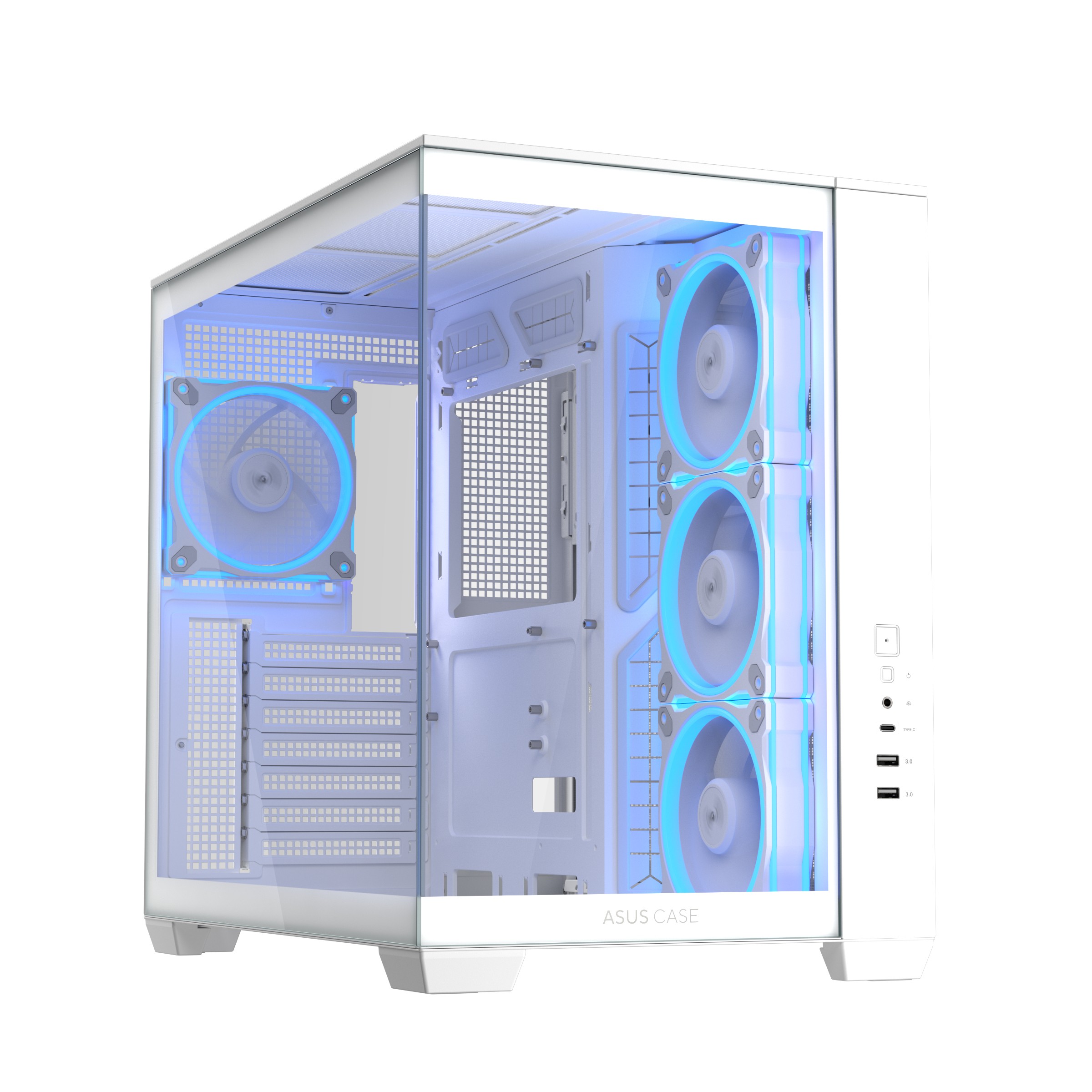 Case ASUS A32 Plus TG ARGB Midi-Tower Bianco - Immagine 1