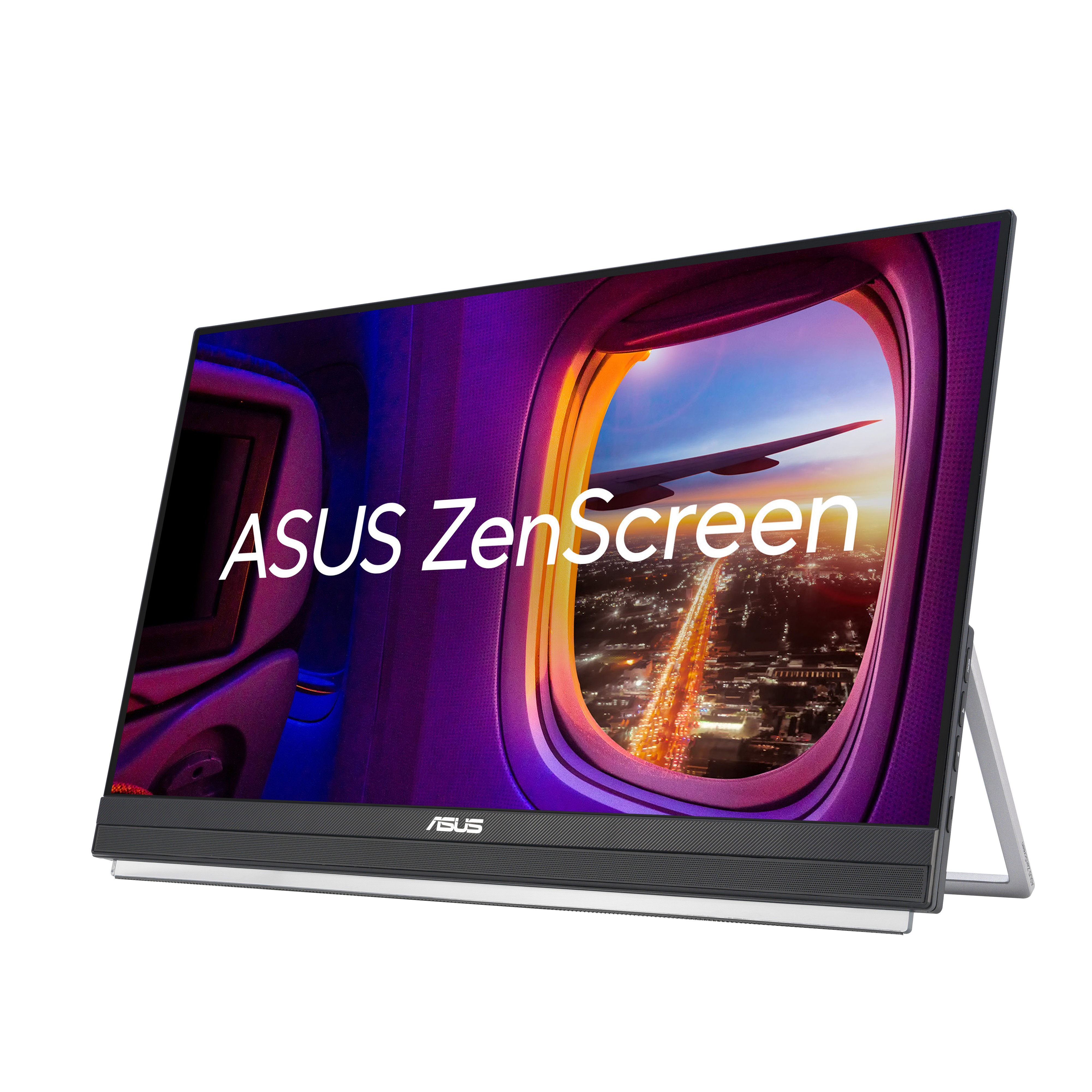 MONITOR ASUS ZenScreen MB229CF 22'' FullHD IPS USB-C 100Hz LED NERO/ARGENTO - Immagine 1