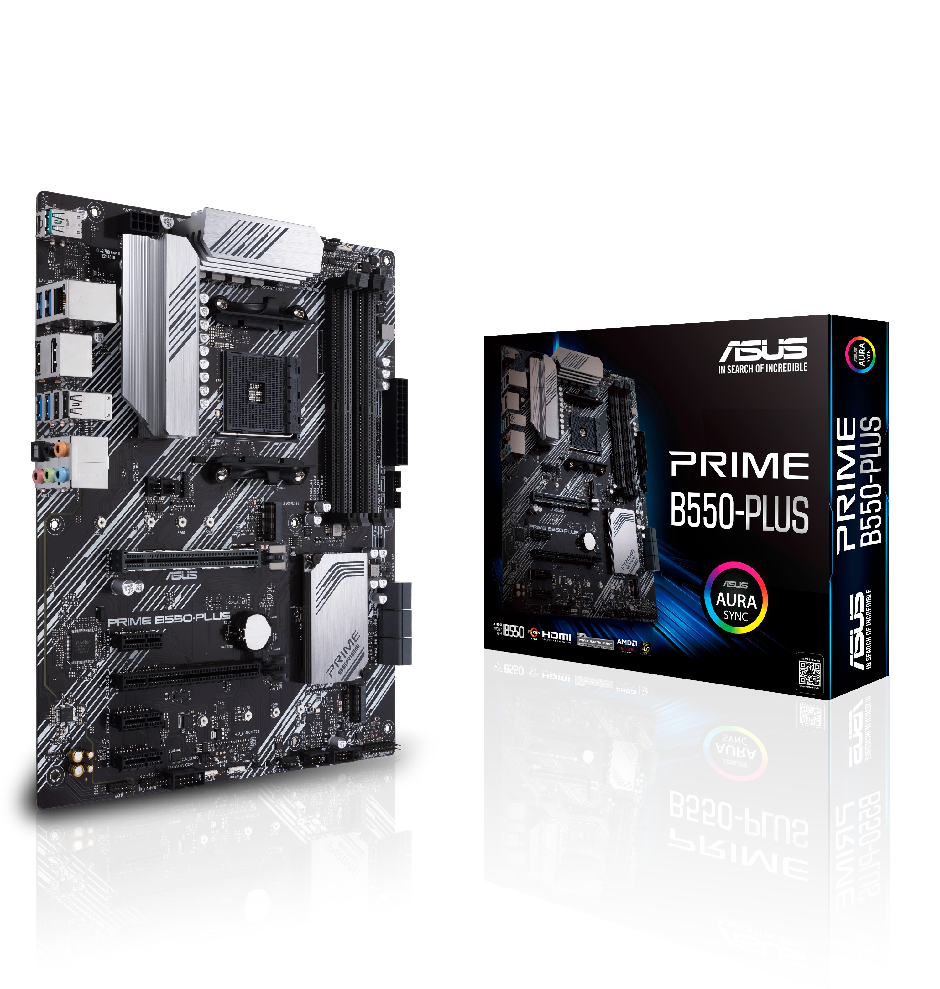 Scheda Madre AMD ASUS PRIME B550-PLUS AM4 ATX - Immagine 1