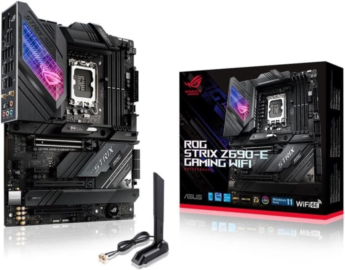 Scheda Madre ASUS ROG STRIX Z690-E Gaming WIFI socket 1700 - Immagine 1