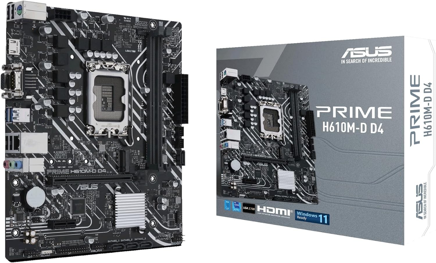 Scheda Madre ASUS PRIME H610M-D D4 socket 1700 - Immagine 1