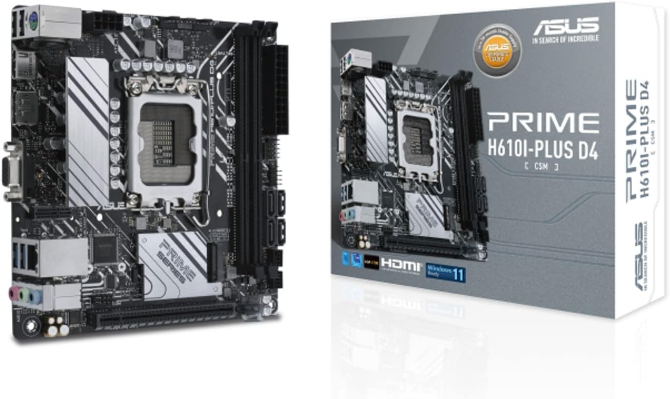 Scheda Madre ASUS PRIME H610I-PLUS D4-CSM socket 1700 - Immagine 1