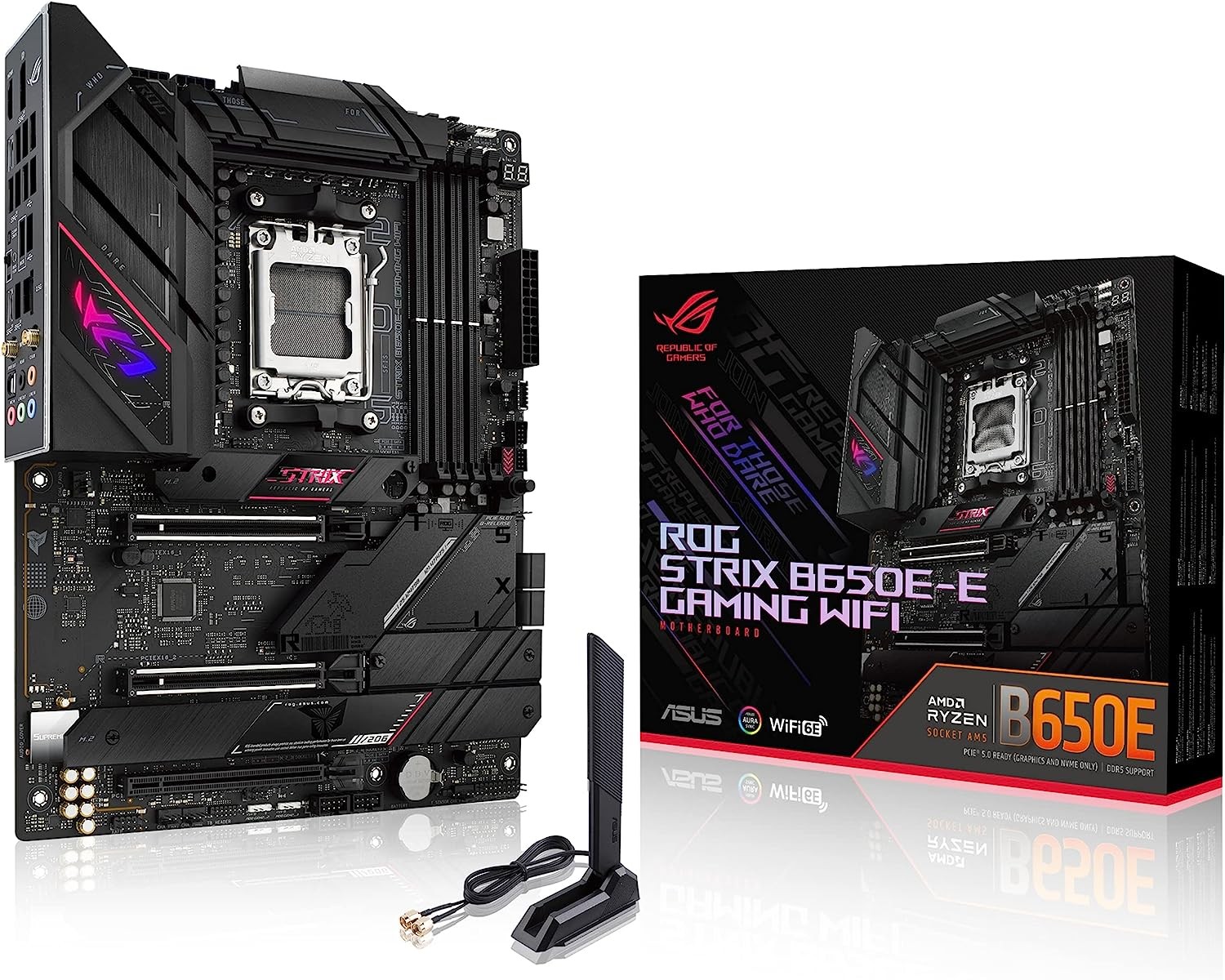 Scheda Madre ASUS ROG STRIX B650E-E GAMING WIFI socket AM5 - Immagine 1