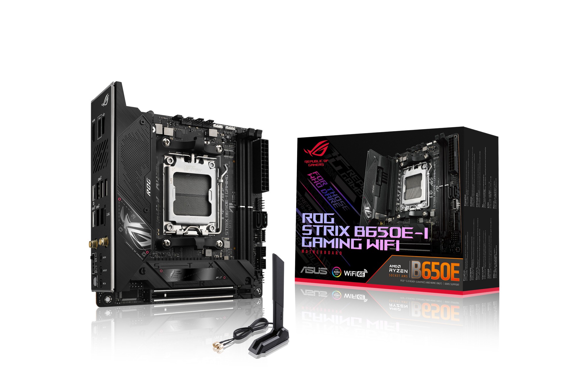 Scheda Madre ASUS ROG STRIX B650E-I GAMING WIFI socket AM5 - Immagine 1