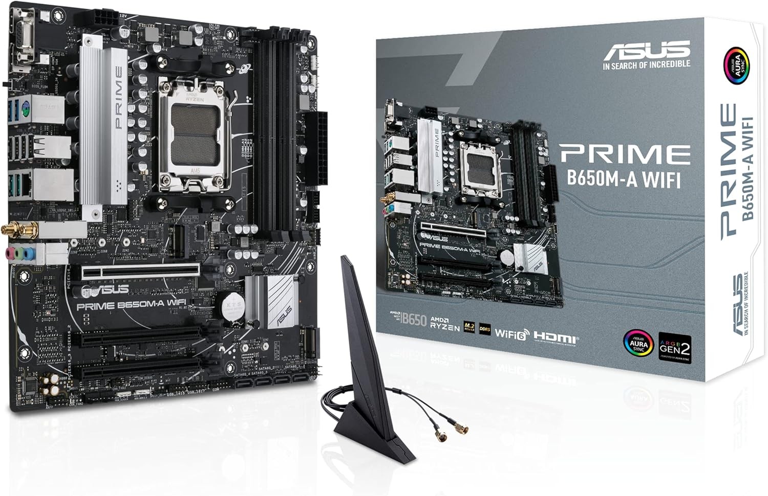 Scheda Madre ASUS PRIME B650M-A WIFI AM5 Micro-ATX