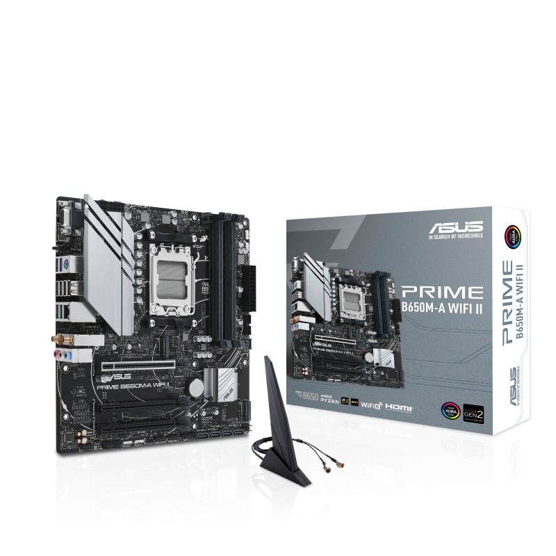 Scheda Madre ASUS PRIME B650M-A WIFI II socket AM5 - Immagine 1