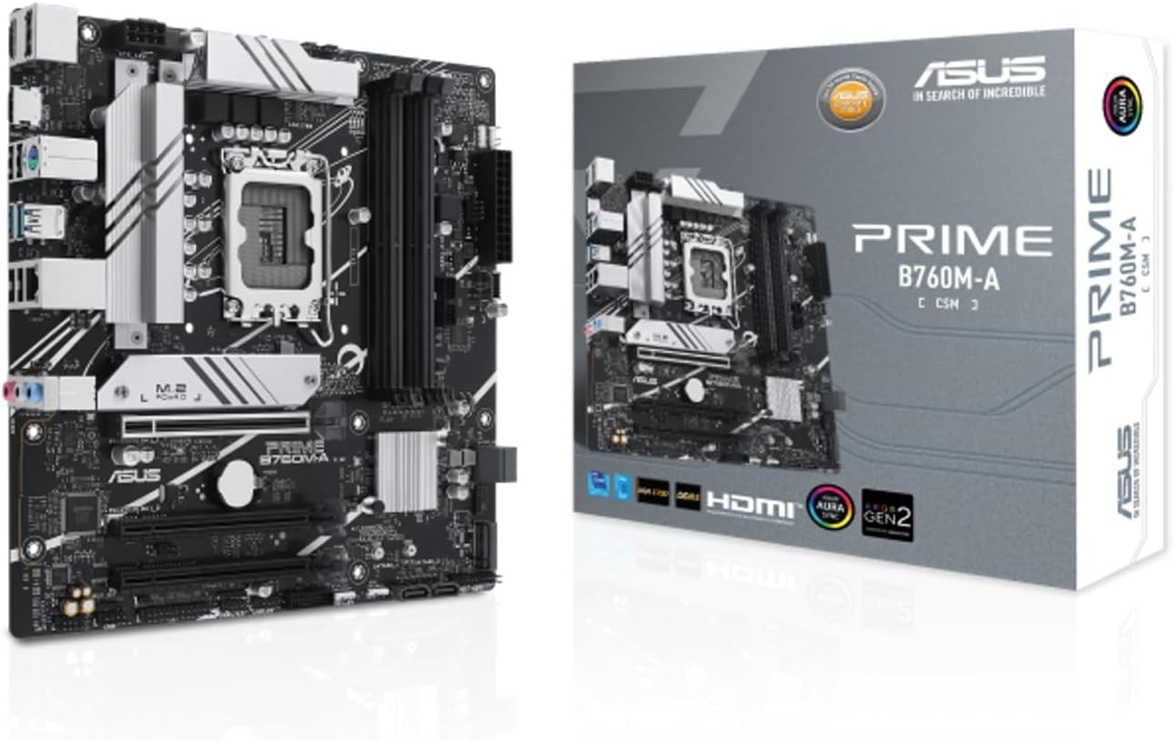 Scheda Madre ASUS PRIME B760M-A CSMsocket 1700 - Immagine 1