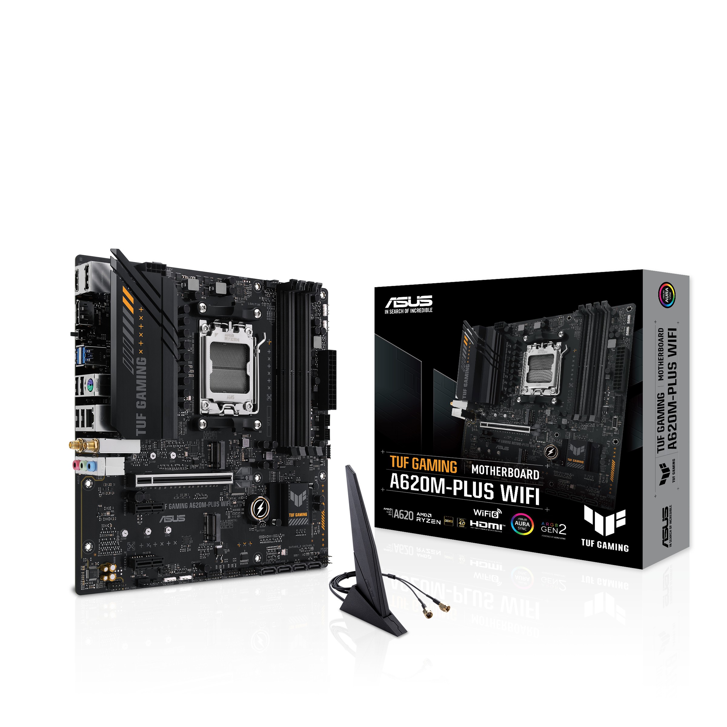 Scheda Madre ASUS TUF A620M-PLUS GAMING WIFI socket AM5 - Immagine 1