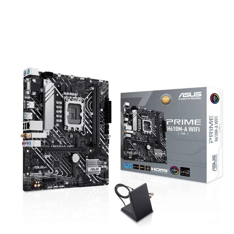 Scheda Madre ASUS PRIME H610M-A WIFI socket 1700 - Immagine 1