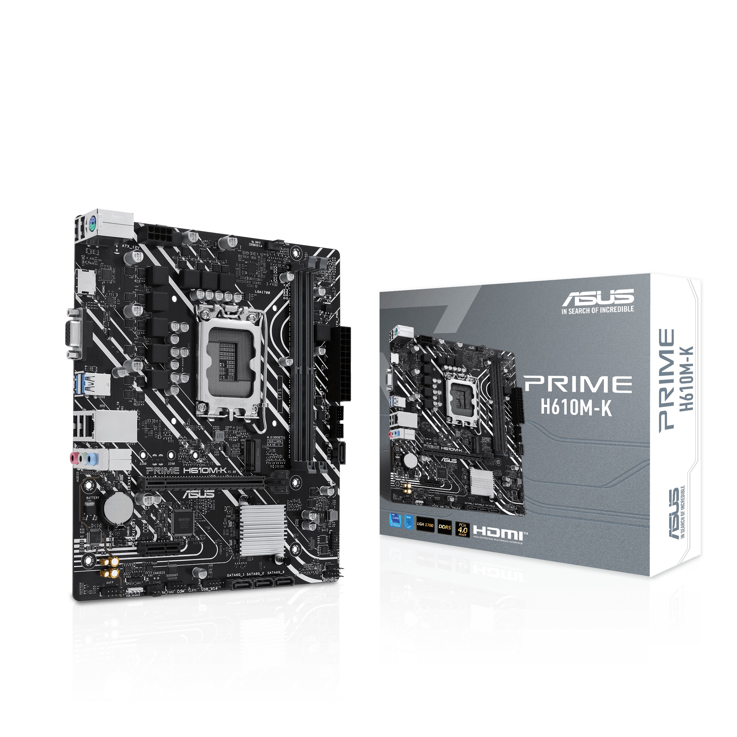 Scheda Madre ASUS PRIME H610M-K socket 1700 - Immagine 1