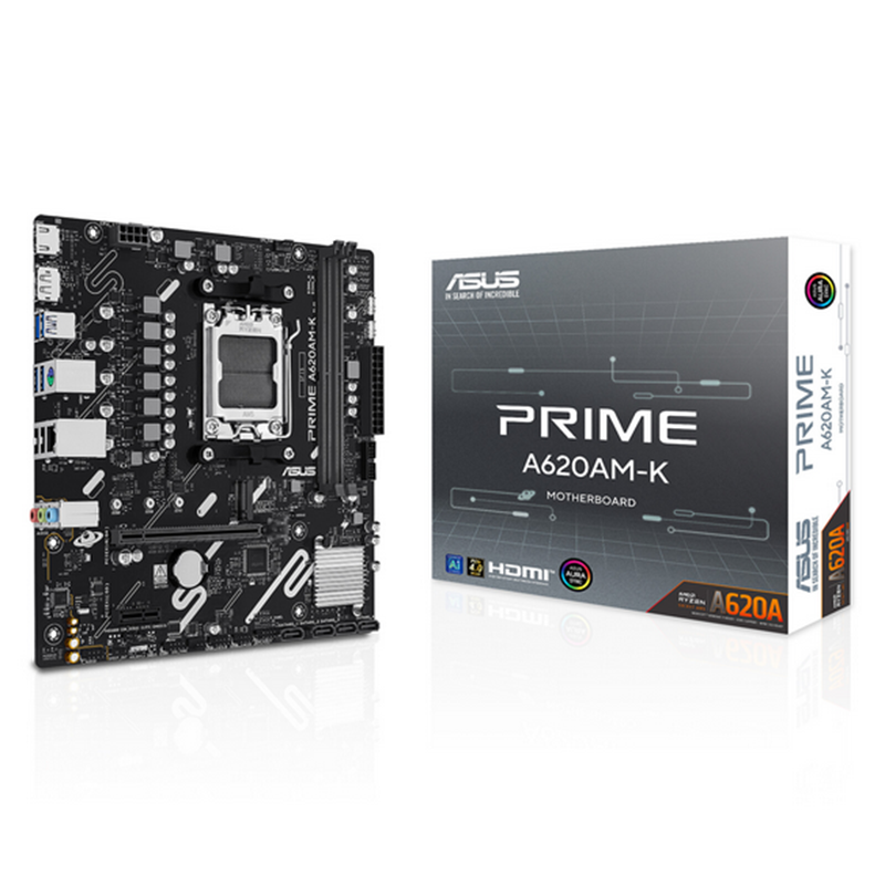 Scheda Madre ASUS Prime A620AM A CSM Socket AM5 - Immagine 1