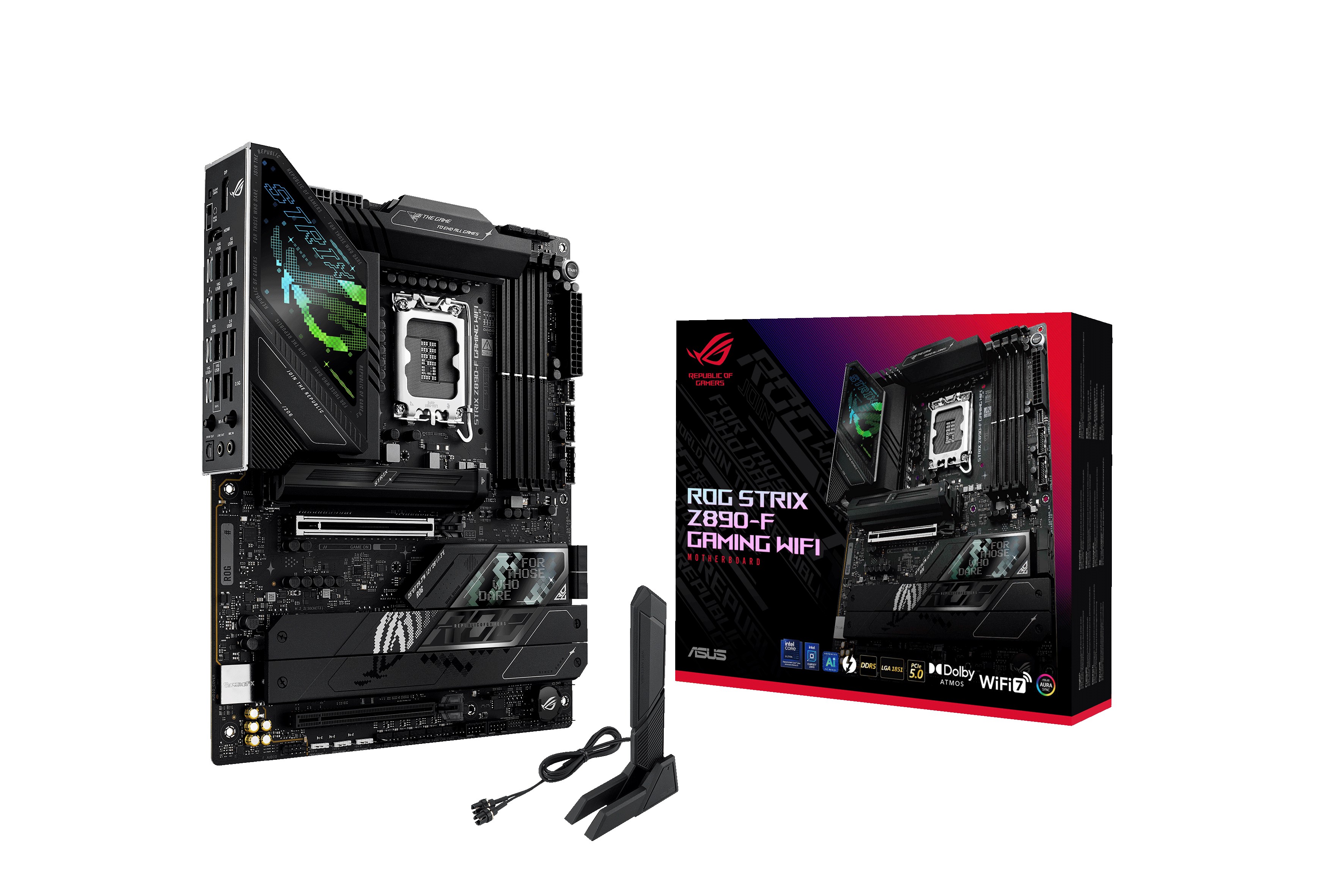 ASUS ROG STRIX Z890-F GAMING WIFI Intel Z890 LGA 1851 (Socket V1) ATX - Immagine 1