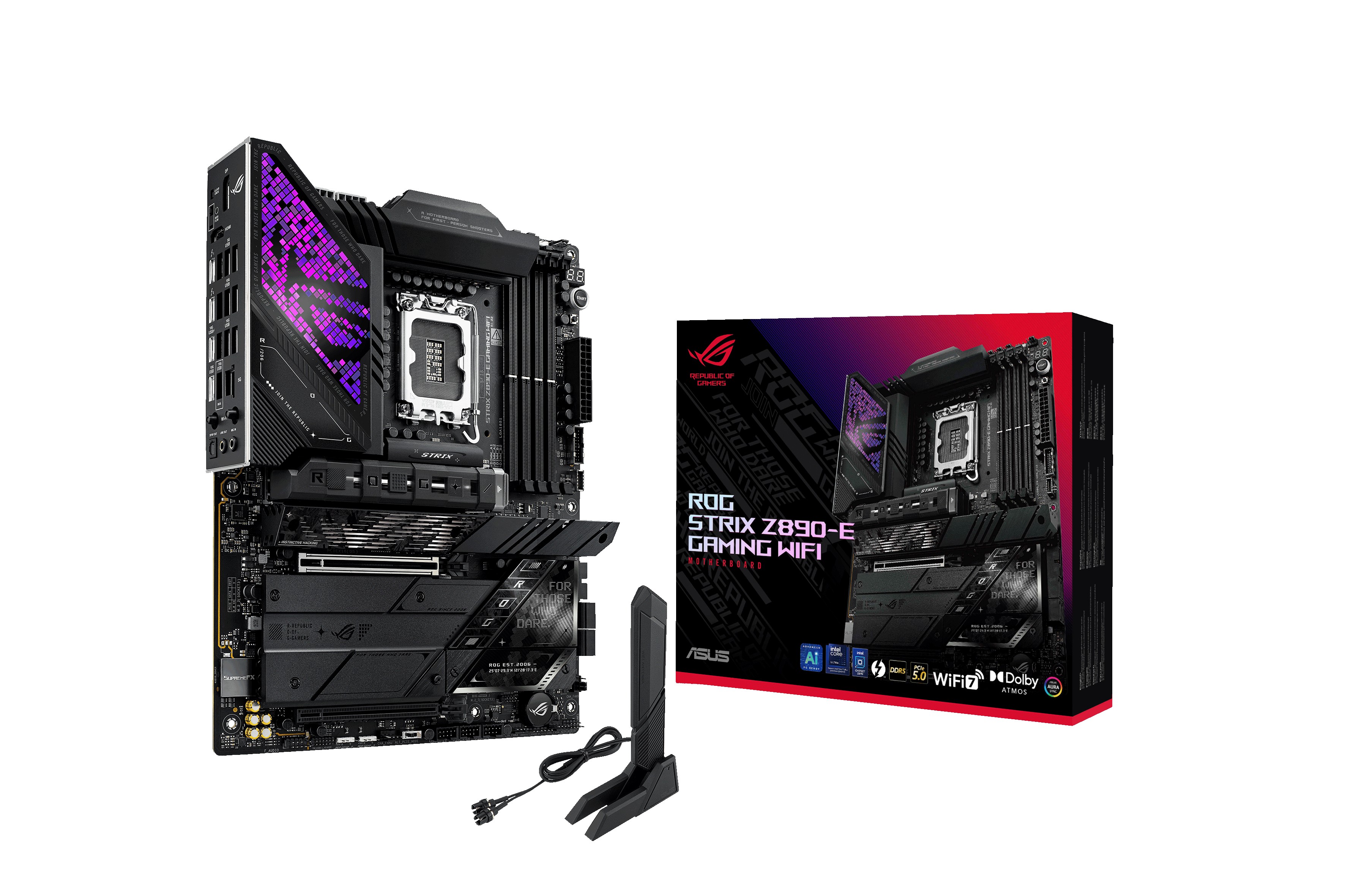 ASUS ROG STRIX Z890-E GAMING WIFI Intel Z890 LGA 1851 (Socket V1) ATX - Immagine 1