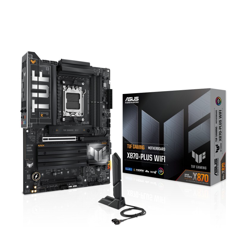 Scheda Madre ASUS TUF GAMING X870-PLUS WIFI AMD Socket AM5 ATX - Immagine 1