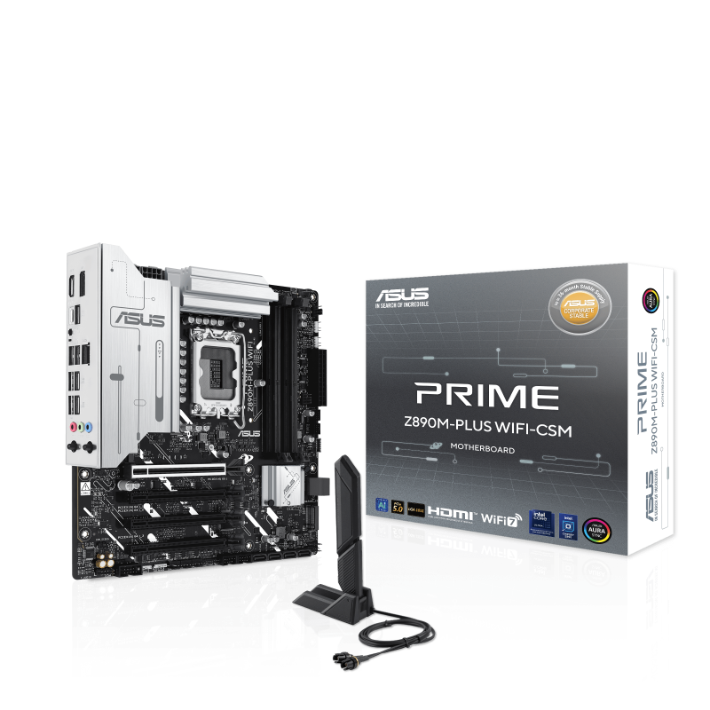 ASUS PRIME Z890M-PLUS WIFI Intel Z890 LGA 1851 (Socket V1) micro ATX - Immagine 1