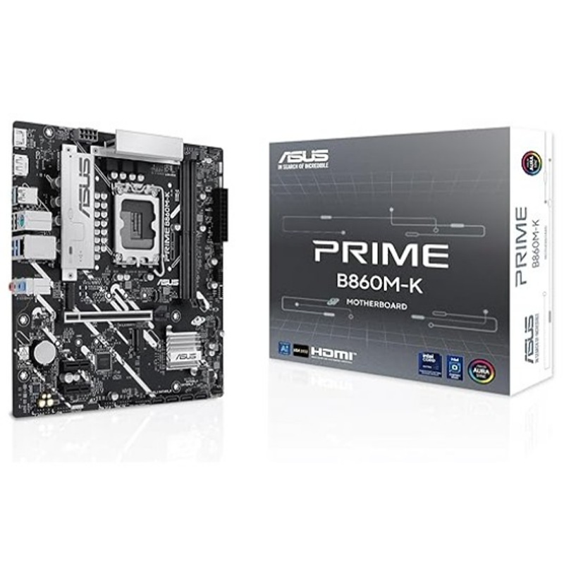 Scheda Madre Asus PRIME B860M-K LGA 1851 DDR5 Micro ATX - Immagine 1