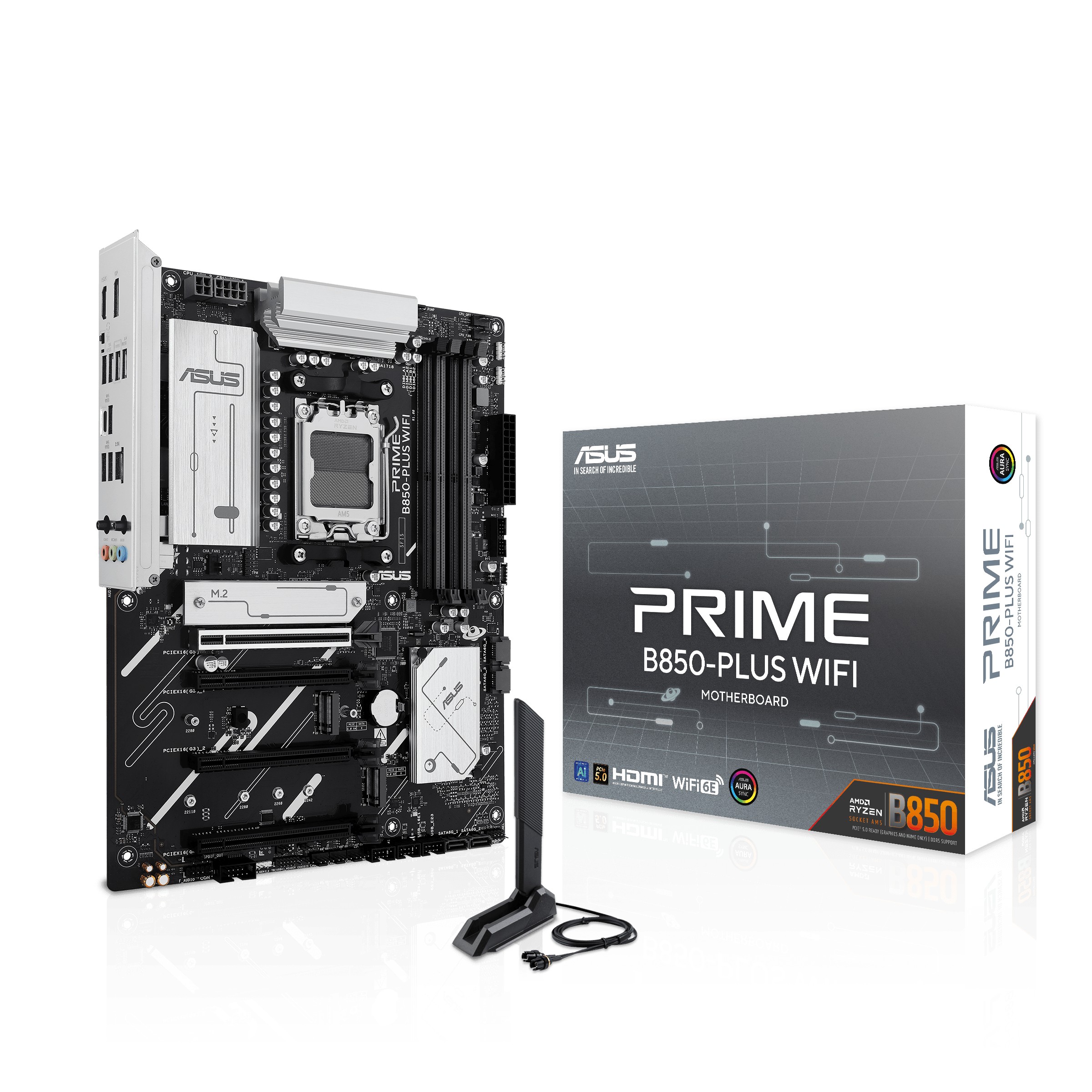 Scheda Madre Asus Prime B850 Plus WiFi AM5 ATX DDR5 - Immagine 1