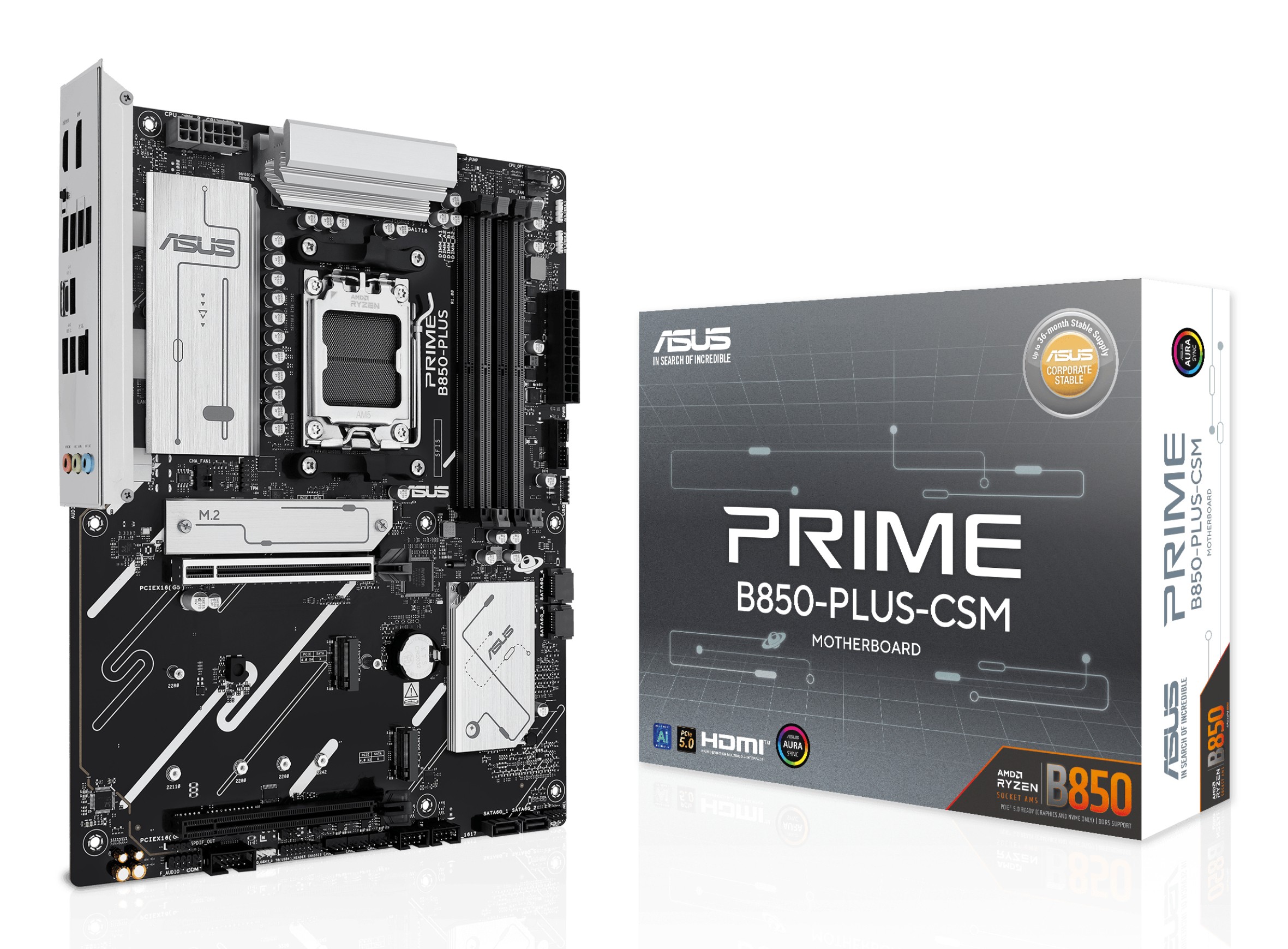 Scheda Madre ASUS PRIME B850 PLUS CSM ATX DDR5 Socket AM5 - Immagine 1
