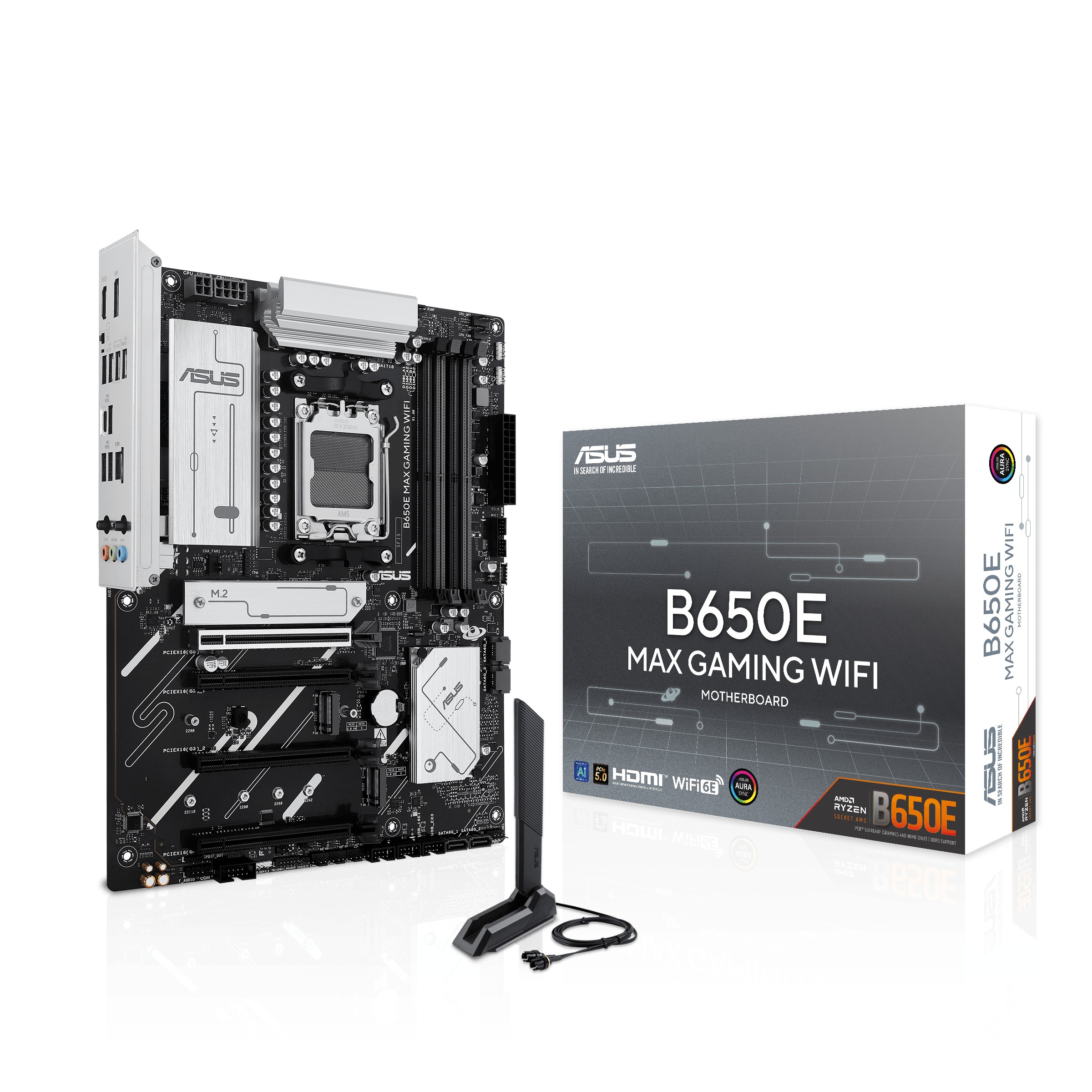 Scheda Madre ASUS B650E MASTER WiFi Max AM5 ATX DDR5 Nero - Immagine 1
