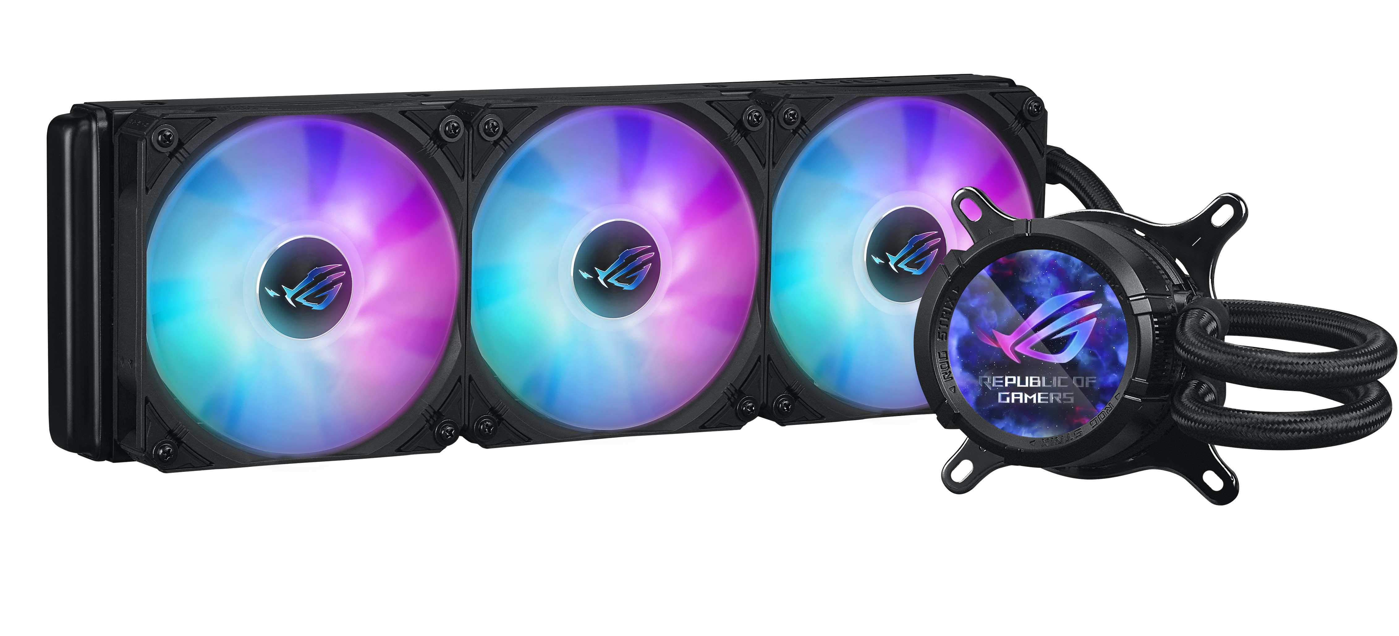Dissipatore A Liquido ASUS ROG Strix LC III 360 ARGB LCD 360mm Nero - Immagine 1