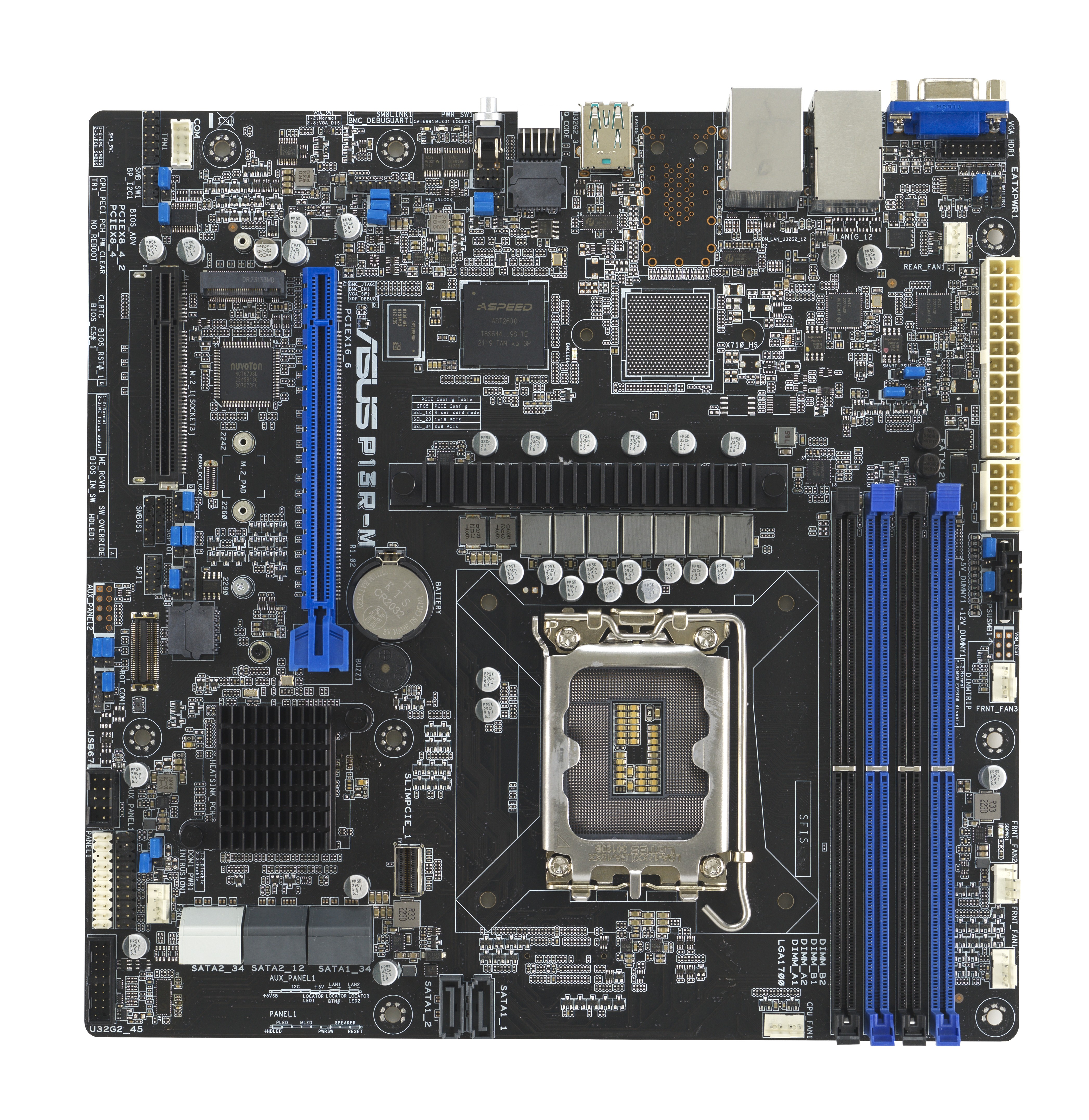 Scheda Madre ASUS P13R-M Intel C262 LGA 1700 micro ATX
