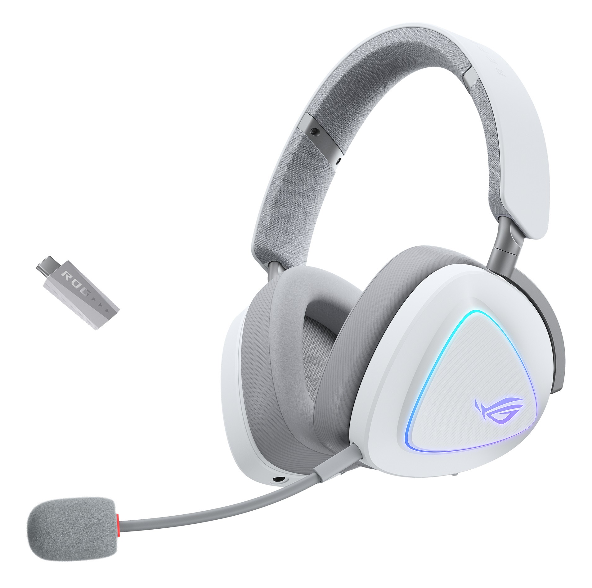 Headset ASUS ROG Delta II Bluetooth Bianco - Immagine 1