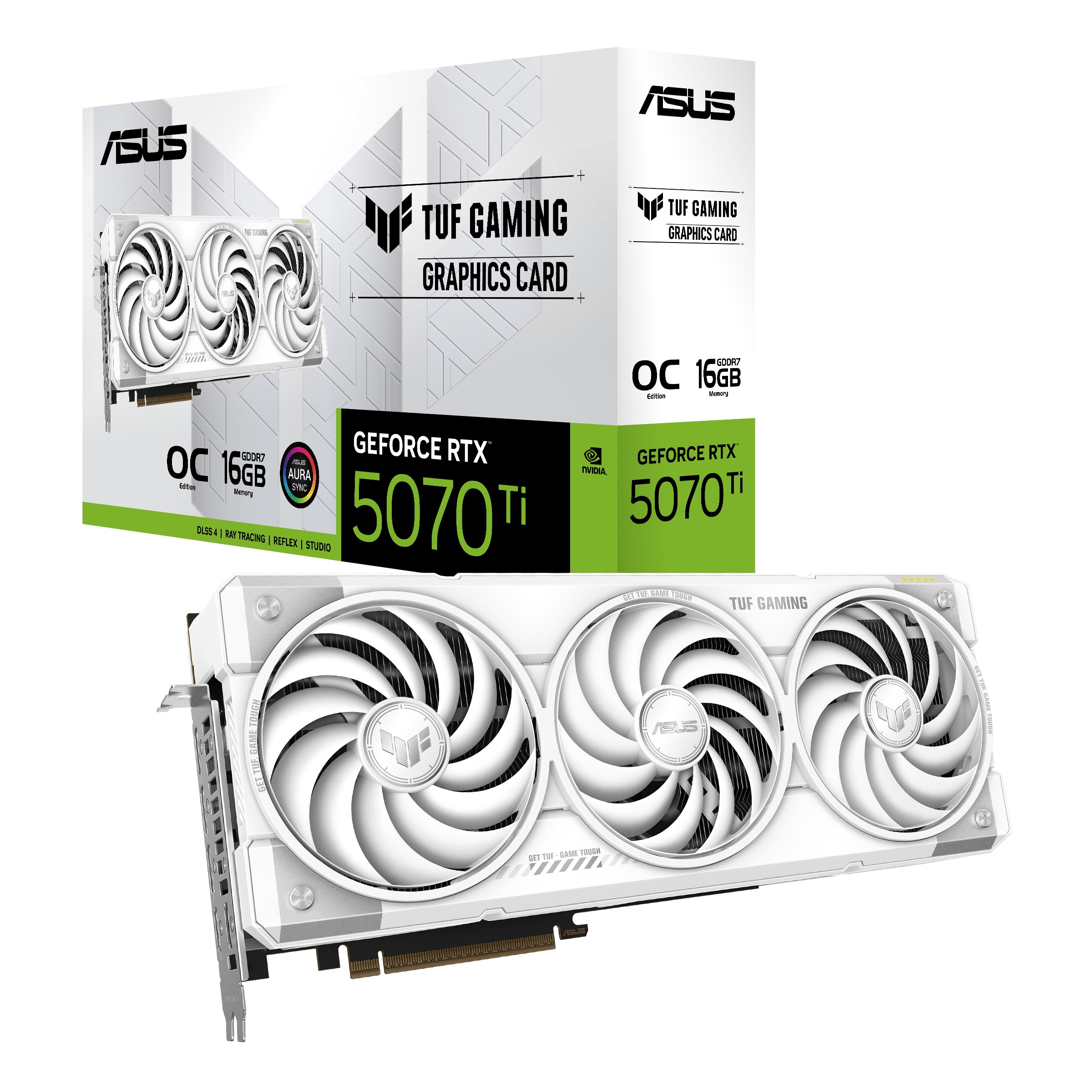Scheda Video ASUS TUF Gaming NVIDIA GeForce RTX 5070 Ti OC 16 GB GDDR7 - Immagine 1