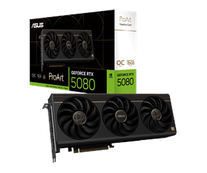 Scheda Video Asus NvidiaGeForce RTX 5080 16GB PROART OC GDDR7 Nero - Immagine 1