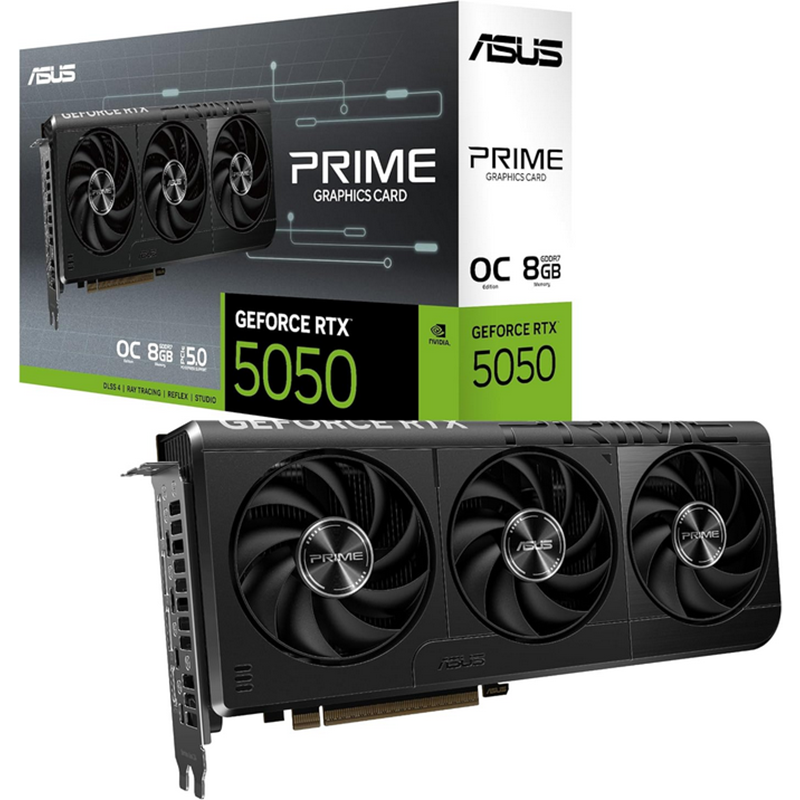 Scheda video Asus GeForce RTX 5050 8GB Prime OC Nero - Immagine 1
