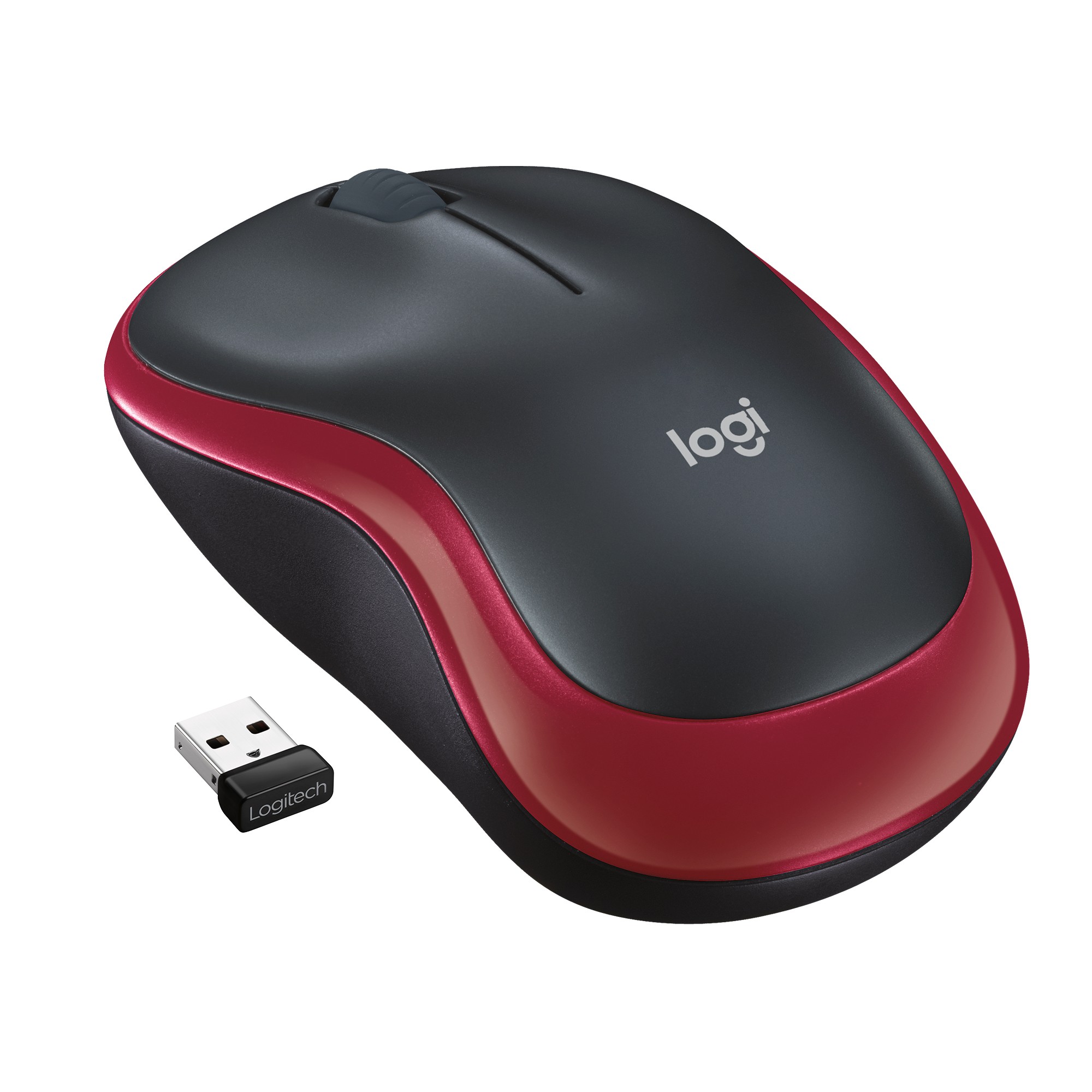 Mouse Logitech M185 Wireless Rosso - Immagine 1