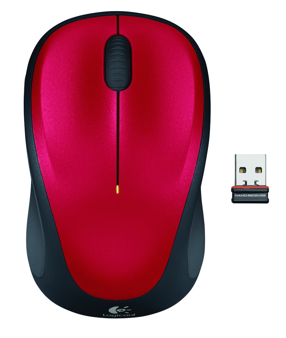 Mouse Logitech M235 Wireless rosso - Immagine 1