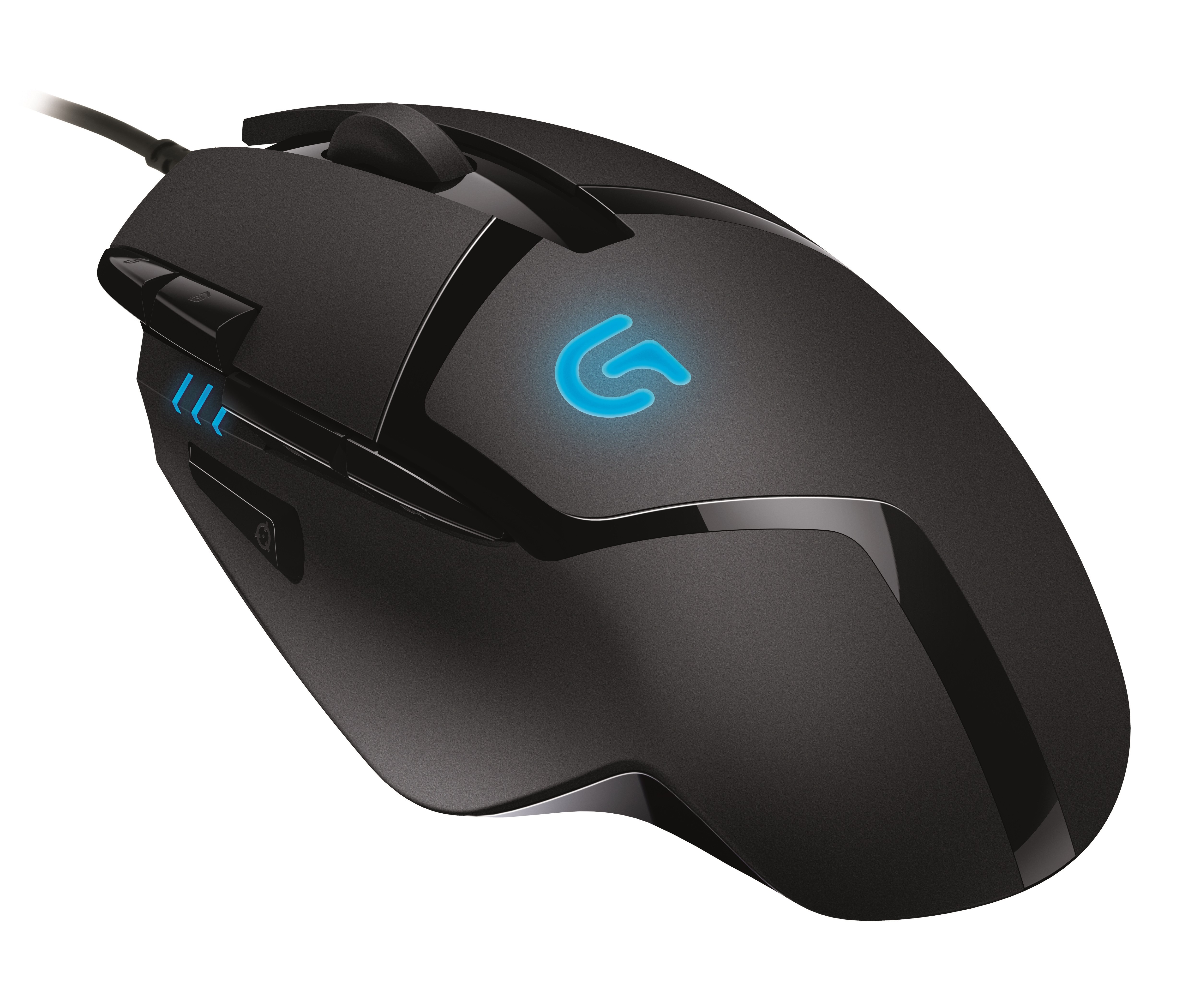 Mouse Logitech G402 Hyperion Fury Gaming Nero Blu - Immagine 1