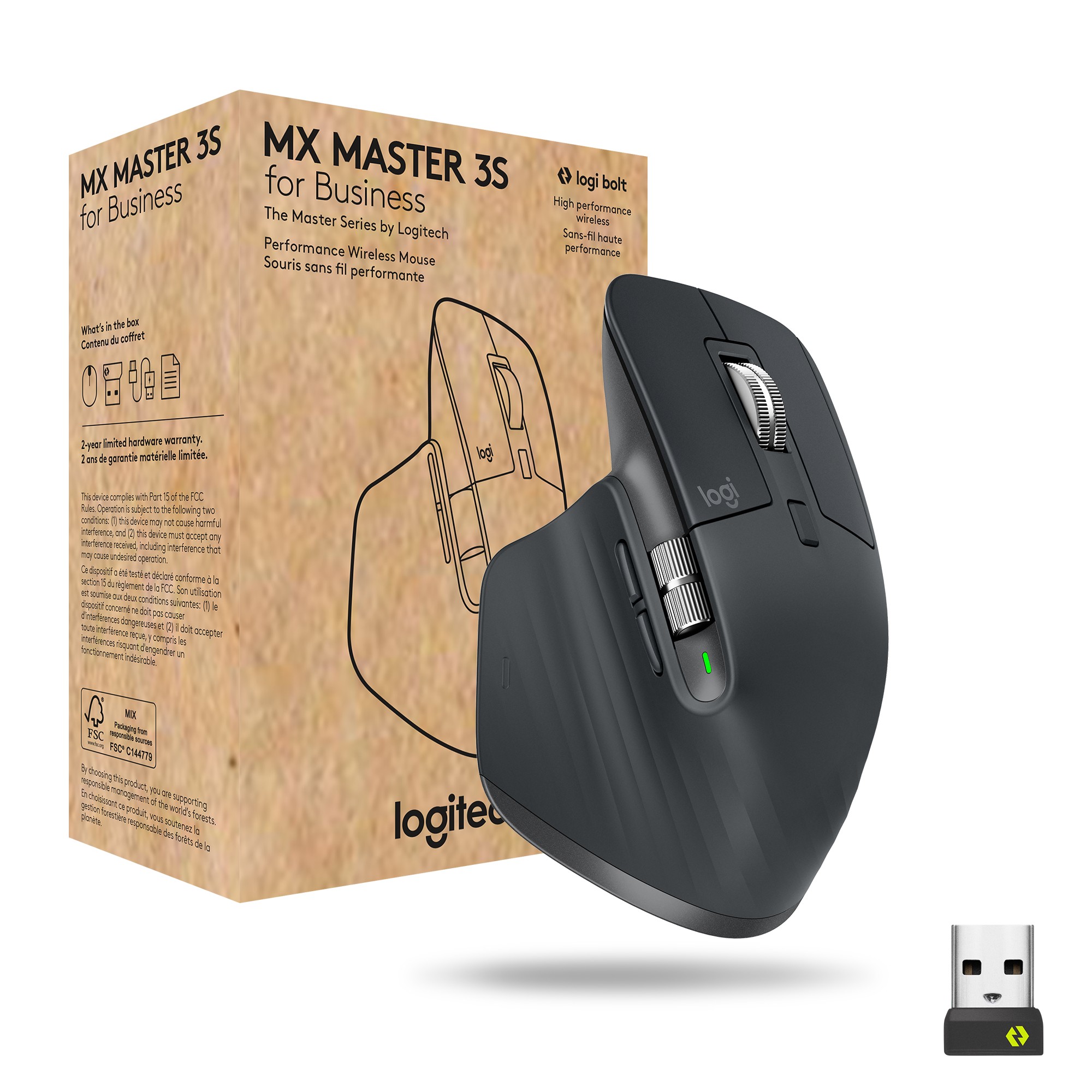 Mouse Logitech MX Master 3S for Business graphite - Immagine 1