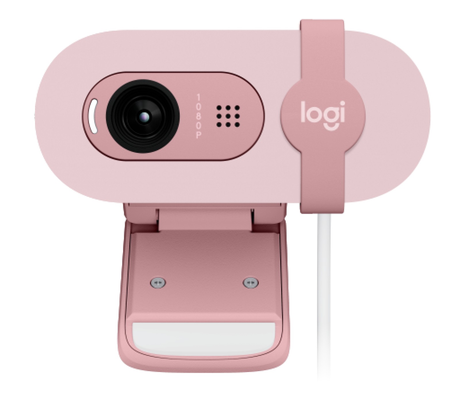 Webcam Logitech BRIO 100 Full HD Rosa - Immagine 1