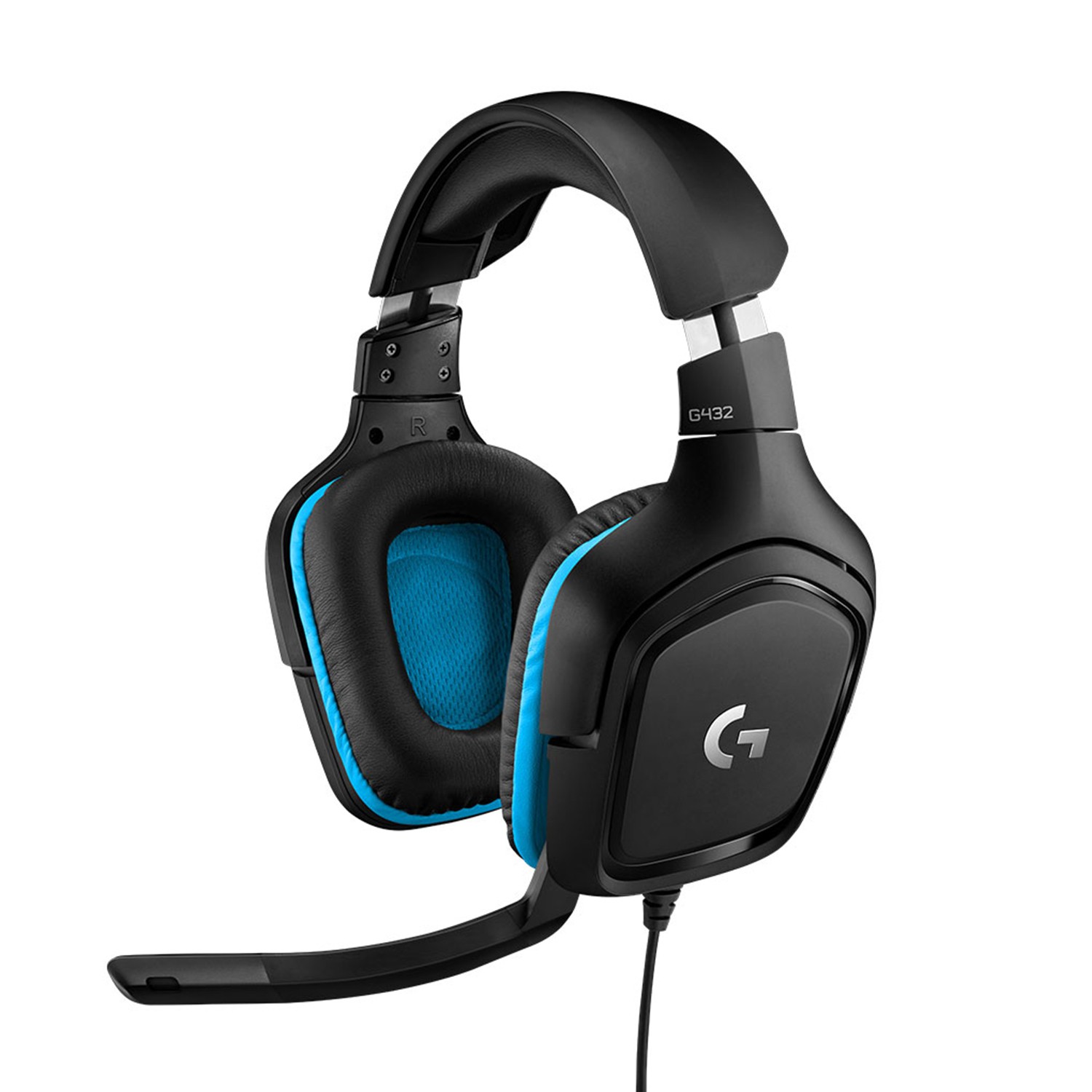 Headset Gaming Logitech G432 Gaming Nero Blu - Immagine 1
