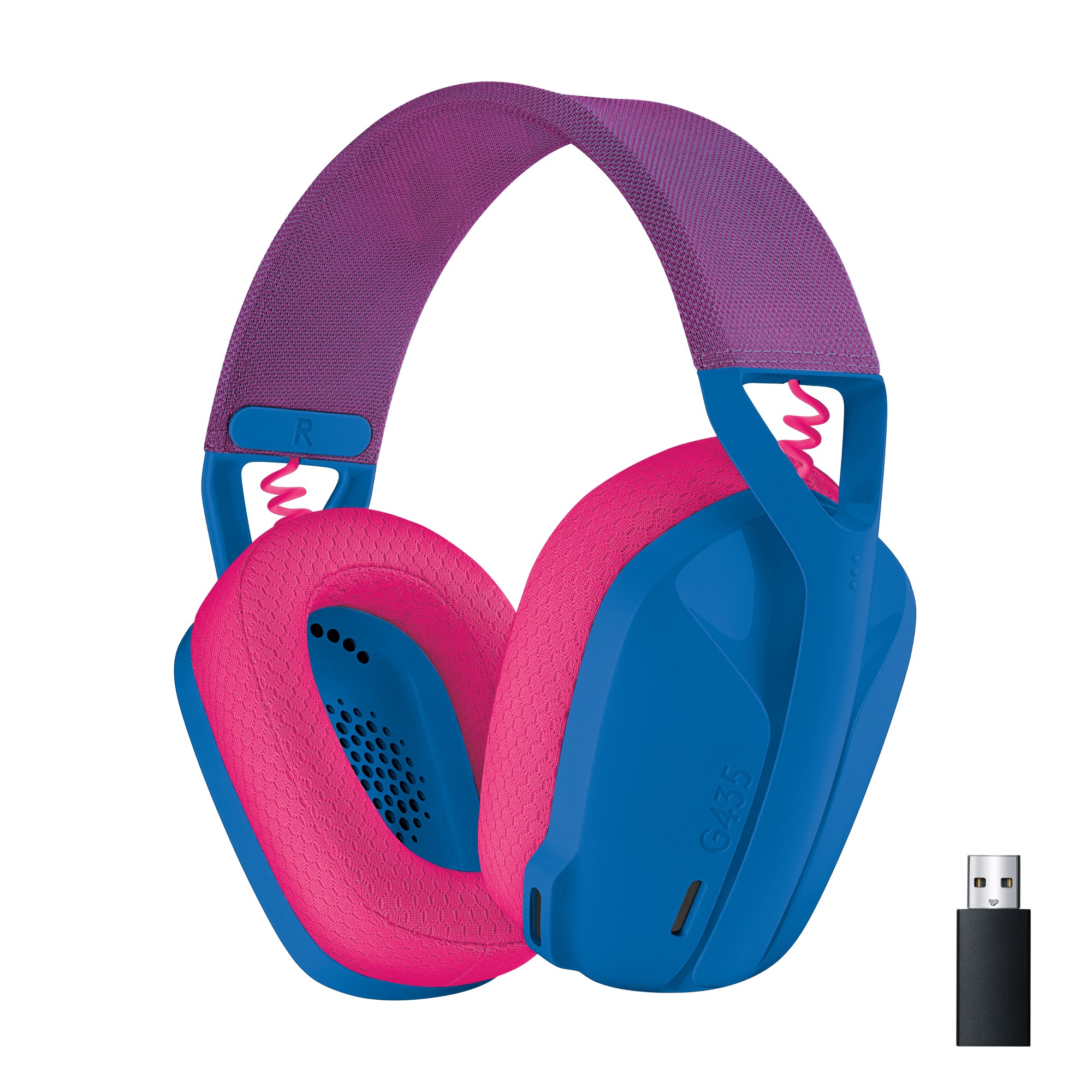 Headset Logitech G435 LIGHTSPEED USB-C Bluetooth Blu - Immagine 1