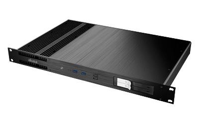 Case Akasa Galileo TU1 Thin-Mini-ITX 1U Nero - Immagine 1