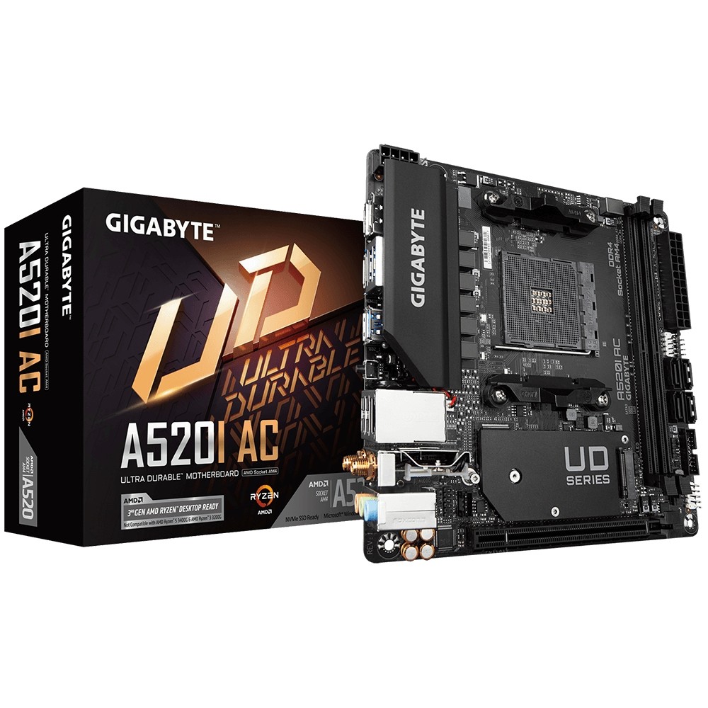 Scheda Madre GIGABYTE GA-A520I-AC socket AM4 - Immagine 1