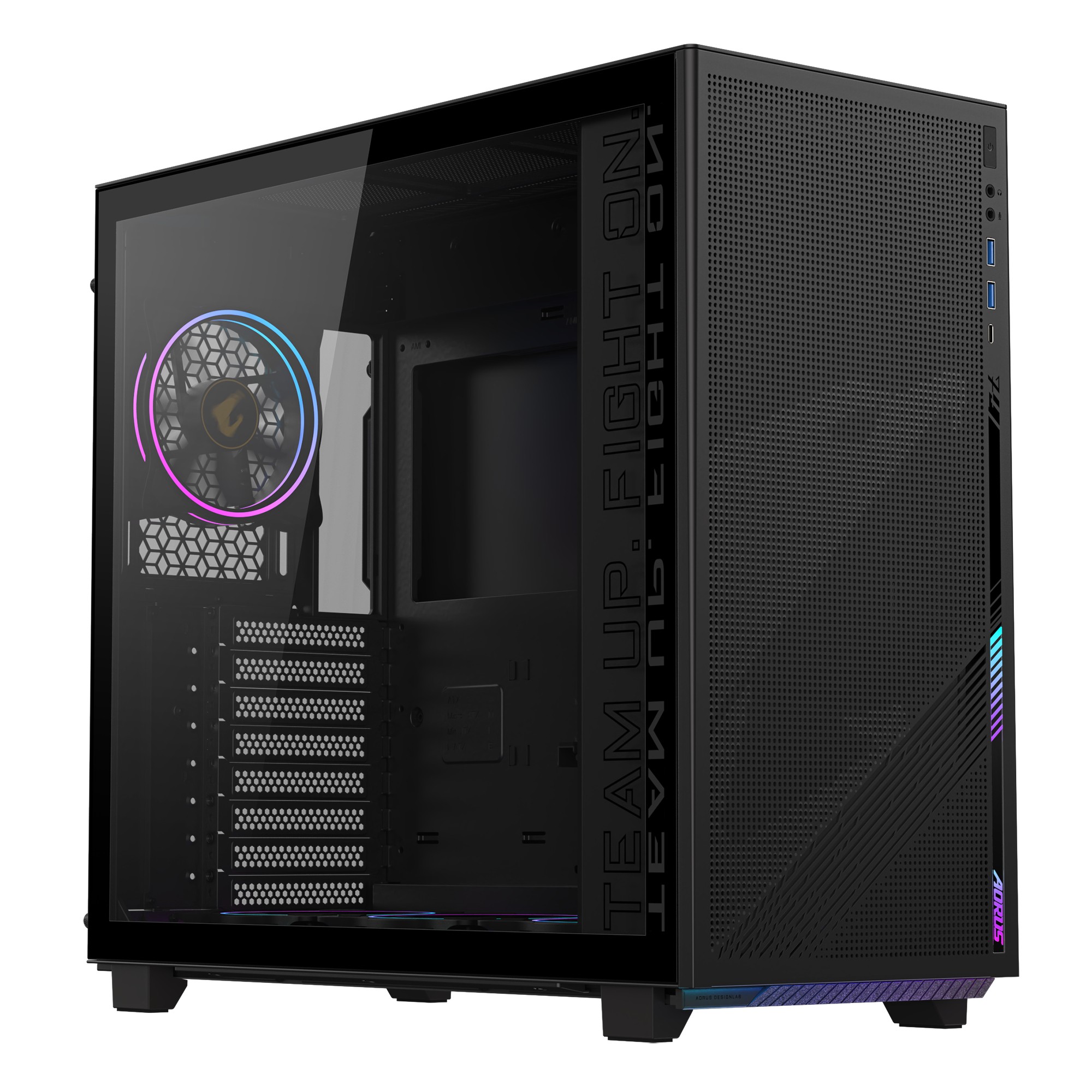 Case Gigabyte AORUS C400 Glass Nero - Immagine 1