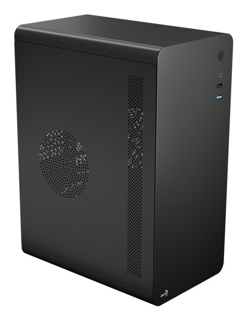 Case Aerocool CS-110-S-BK-v1 Mini Tower Nero - Immagine 1